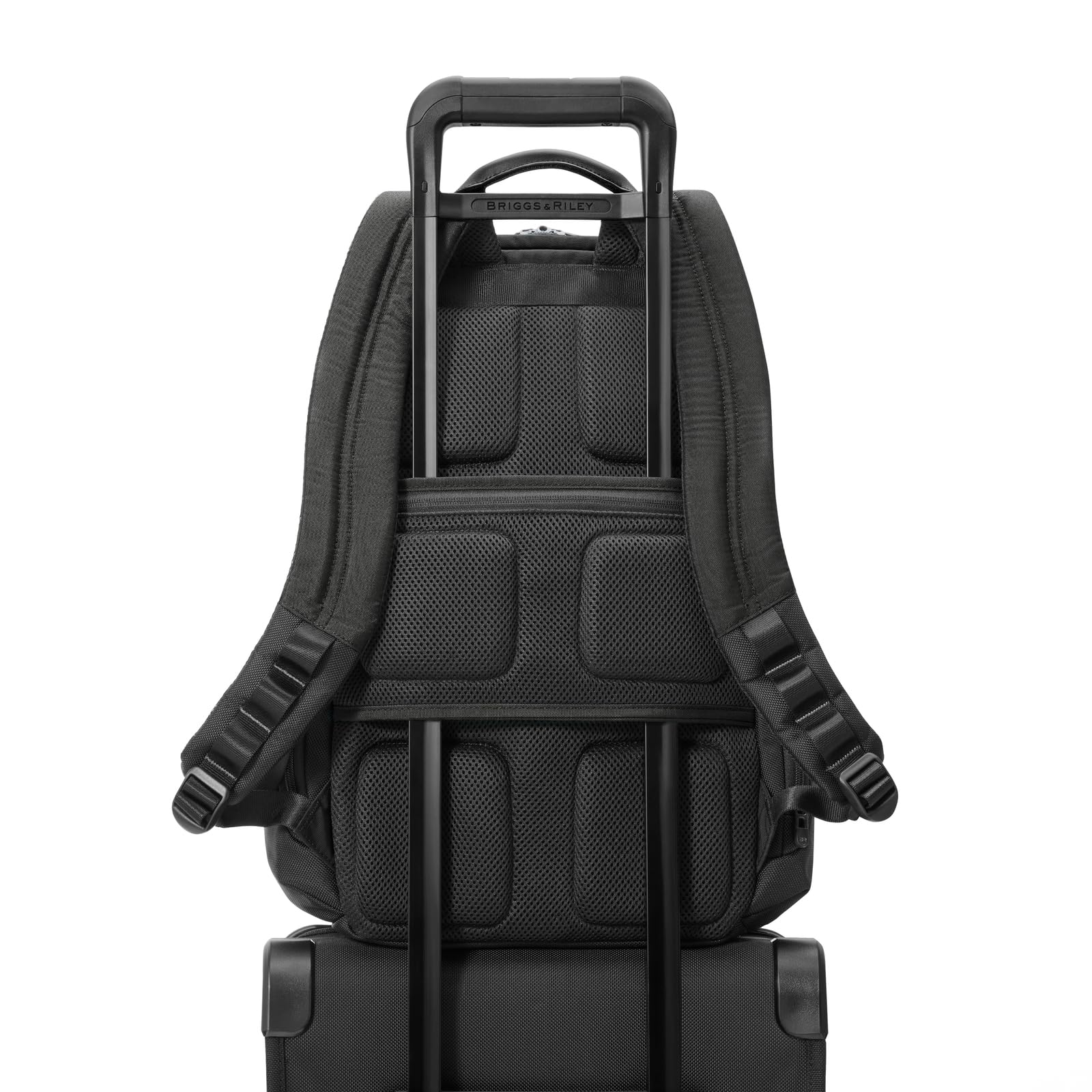 Briggs & Riley HTA Large Cargo Backpack - Durable Black Travel Backpack for Business & Commuting - Perfect for Laptops, Work Essentials & Weekend Getaways