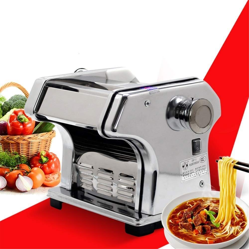 Electric Pasta Maker Machine 100W - LIJCC Automatic Pasta Noodle Maker for Spaghetti, Fettuccini & Lasagna - Kitchen Pasta Press with 3 Stainless Steel Discs - Perfect for Italian Cuisine, Family Dinners & Restaurant Use