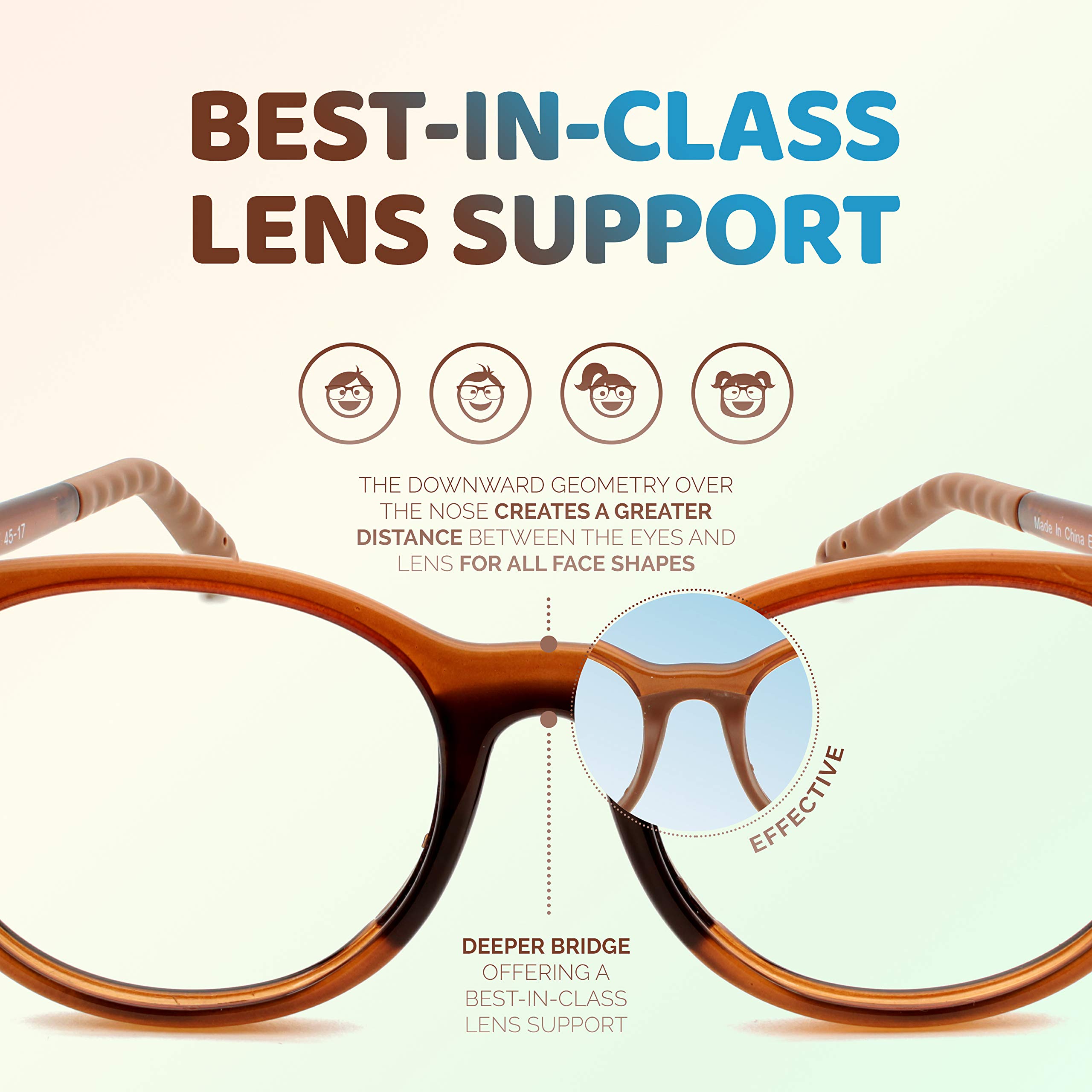 Unbreakable Kids Glasses 3011 - Flexible & Durable Children's Eyewear for Boys & Girls - Perfect for School, Sports and Everyday Wear