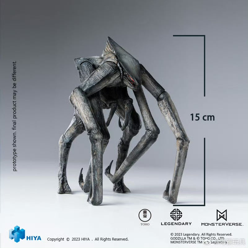 HIYA 15cm Godzilla (2014) vs Female MUTO Action Figure - Exquisite Basic Series Reissue - Perfect for Collectors & Movie Fans Display