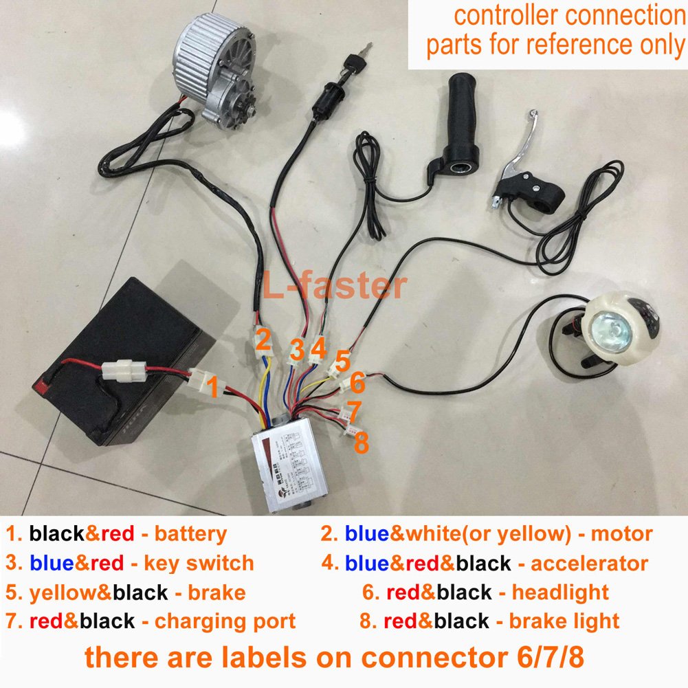 24V/36V 450W Electric Bike Conversion Kit - DIY E-Bike Motor Kit for Bicycle & Scooter | Upgrade Your Ride for Commuting, Off-Road & Urban Adventures