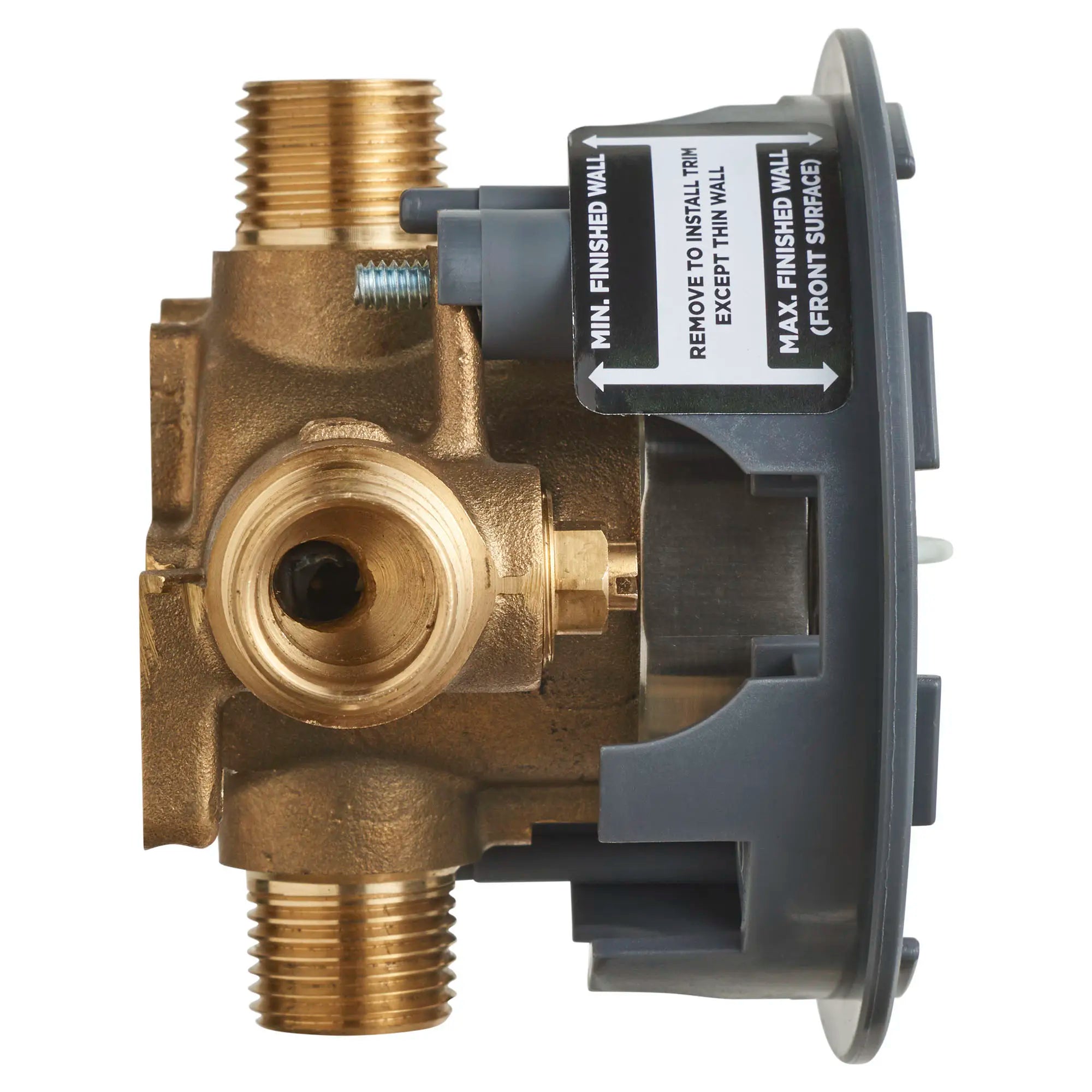 Flash® Universal Shower Rough-In Valve with Inlets/Outlets & Screwdriver Stops - Perfect for Bathroom Remodeling and DIY Plumbing Installations
