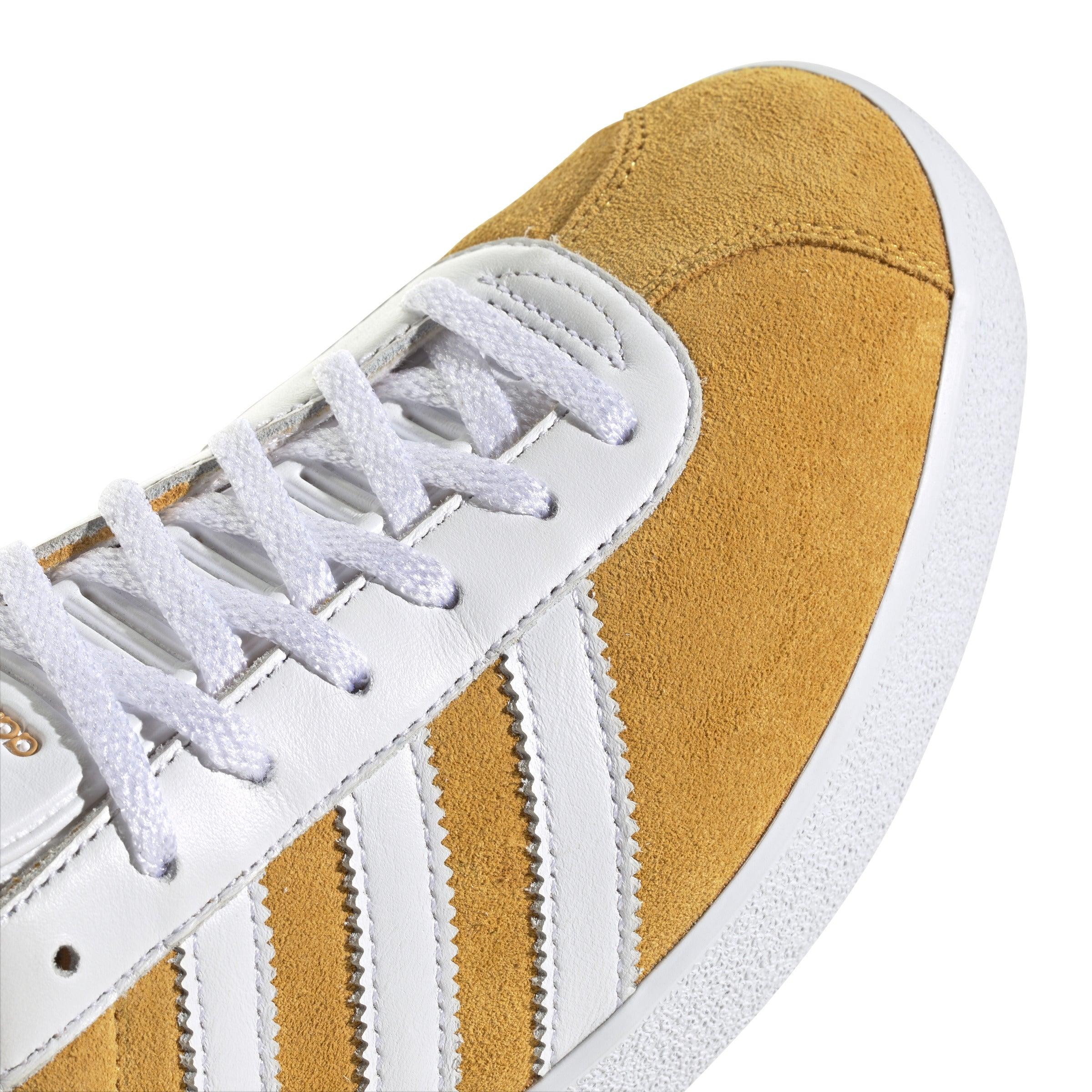 Gazelle 85 'Preloved Yellow' Sneakers - Vintage Adidas Originals for Men & Women - Perfect for Casual Wear, Street Style & Retro Fashion