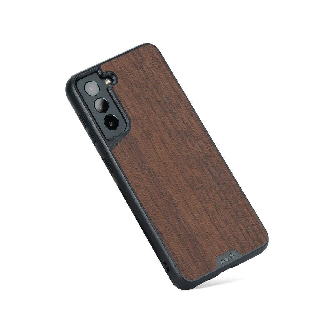 Premium Walnut Wood Phone Case for iPhone 15/14/13/12 Pro Max - Slim Protective Eco-Friendly Cover with Shock Absorption | Perfect for Outdoor Adventures, Business Meetings & Daily Use
