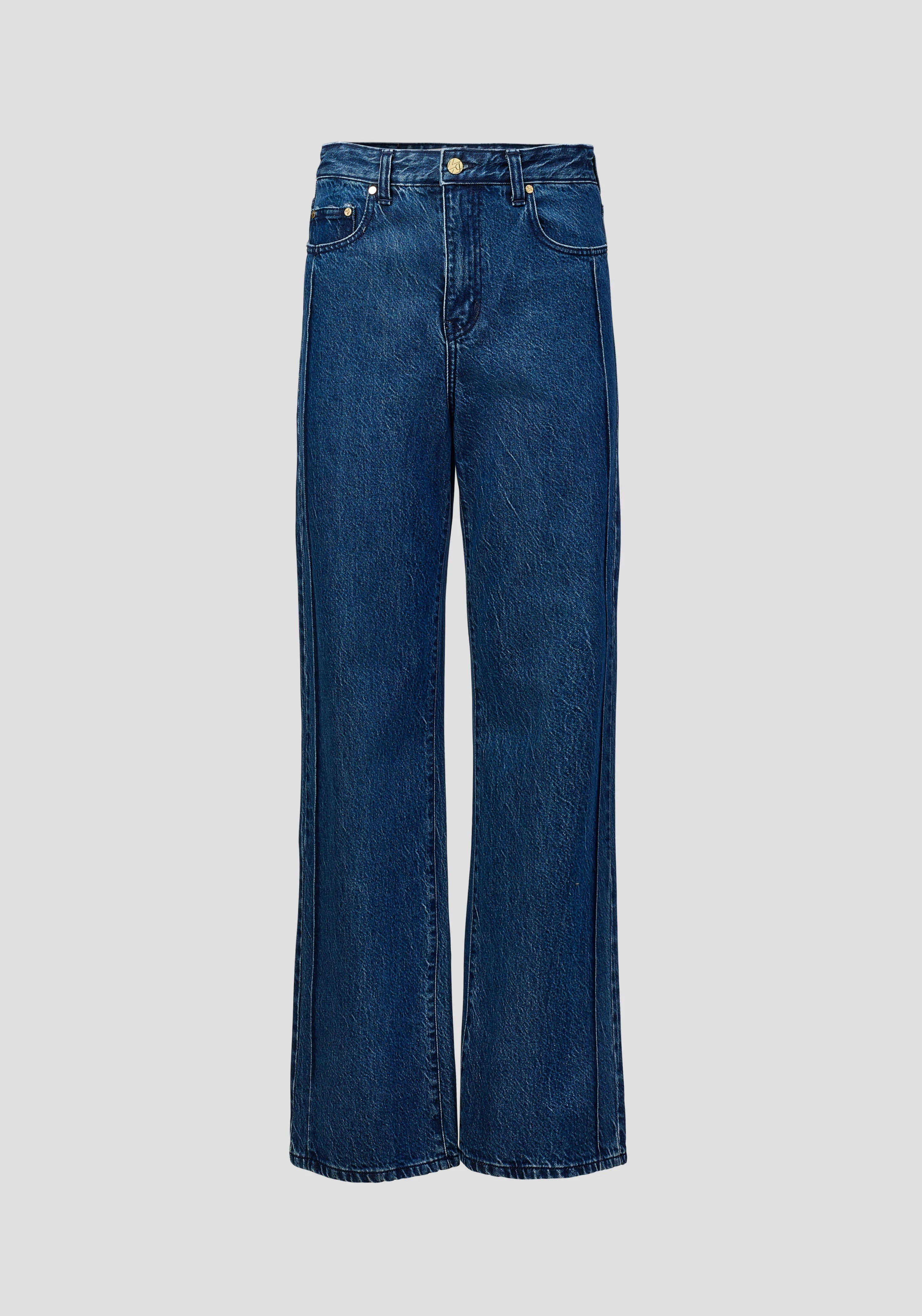 Bono Classic Wash Blue Jeans for Men & Women - Comfortable Denim Pants for Casual Wear, Work & Everyday Outfits