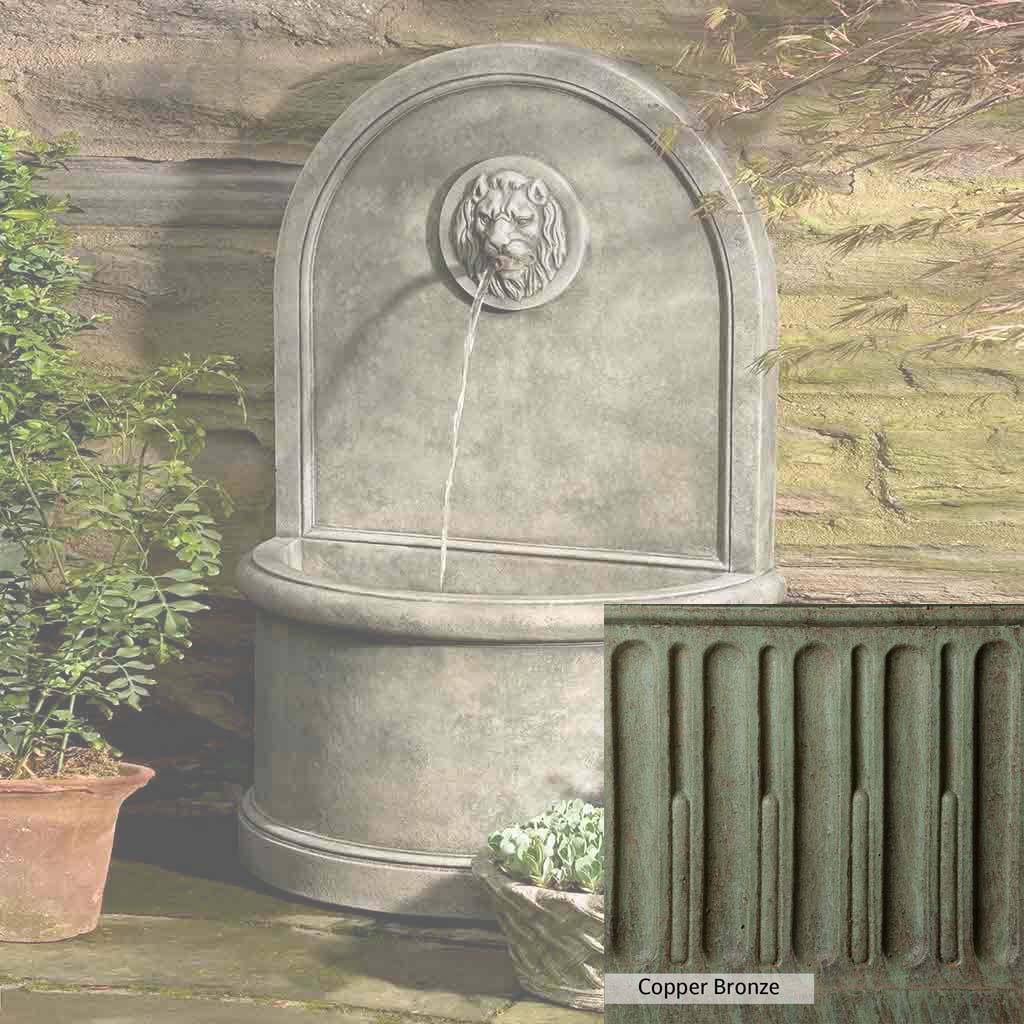 Campania International Lion Wall Fountain - Outdoor Garden Decor, Classic Roman Statue Water Feature for Patio, Yard, and Landscape Design | Perfect for Mediterranean, Tuscan, and Villa Style Gardens