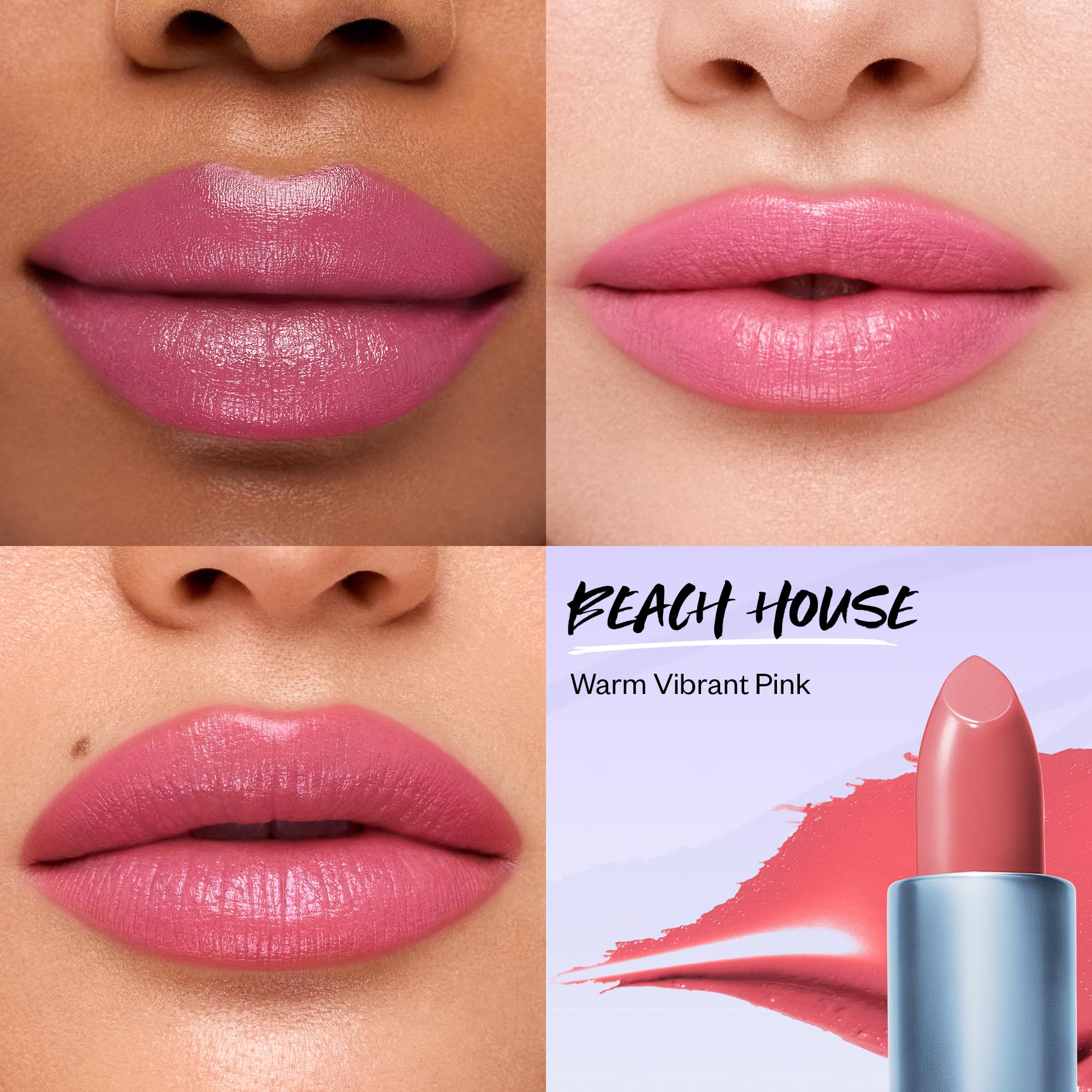 Kosas Weightless Lip Color - Nourishing Satin Lipstick with Clean Formula | High Impact, Comfy Feel & Soft Finish | Perfect for Everyday Wear & Beach Outings