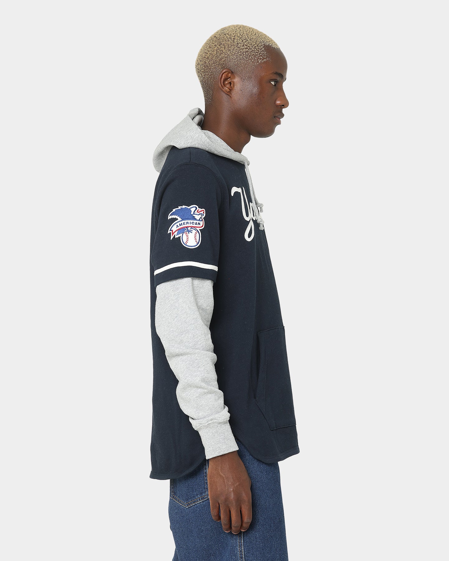 47 Brand New York Yankees Shortstop Hoodie - Navy Blue Pullover for Men & Women | Cozy Fall & Winter Wear for Baseball Fans, Casual Outings & Game Day