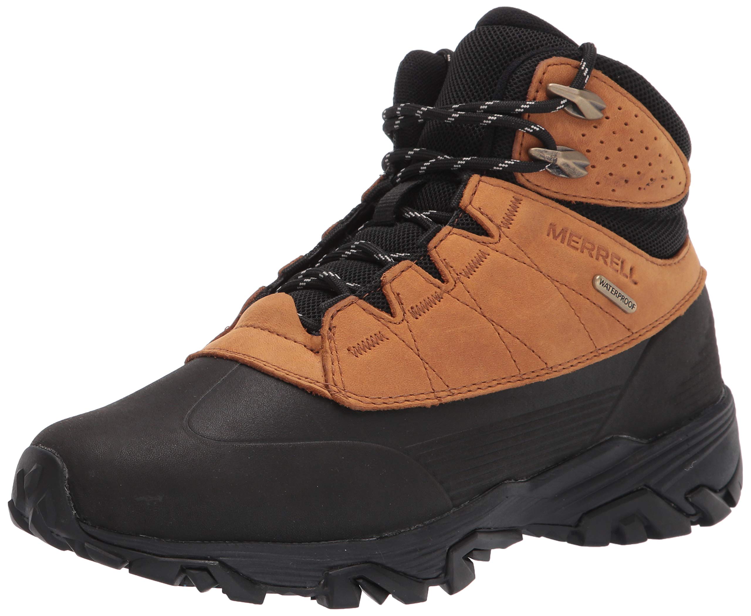 Merrell Men's Coldpack Ice+ Mid Polar Waterproof Snow Boot - Winter Hiking, Ice Fishing & Snowshoeing for Extreme Cold Weather
