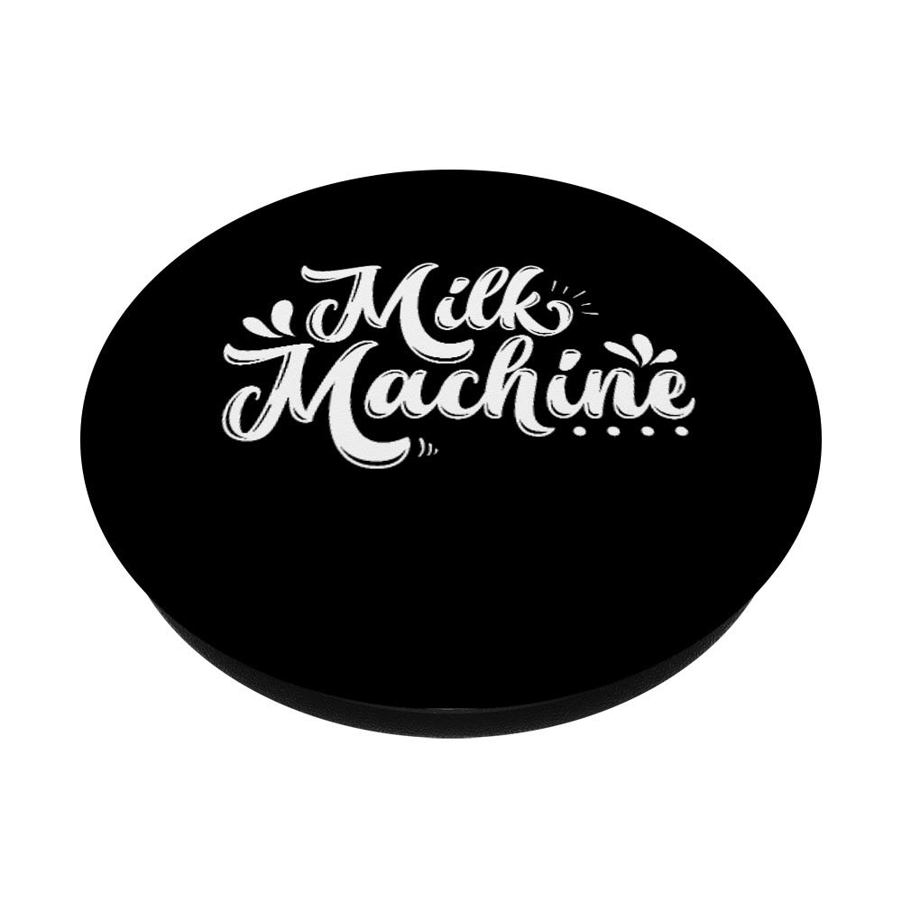 **Breastfeeding Awareness Milk Machine Nursing Mother PopSockets PopGrip - Swappable Phone & Tablet Grip - Perfect Gift for Moms, New Moms & Breastfeeding Support**    *(Use Case: Ideal for nursing mothers, breastfeeding awareness campaigns, and as a thoughtful gift for baby showers or Mother's Day.)*