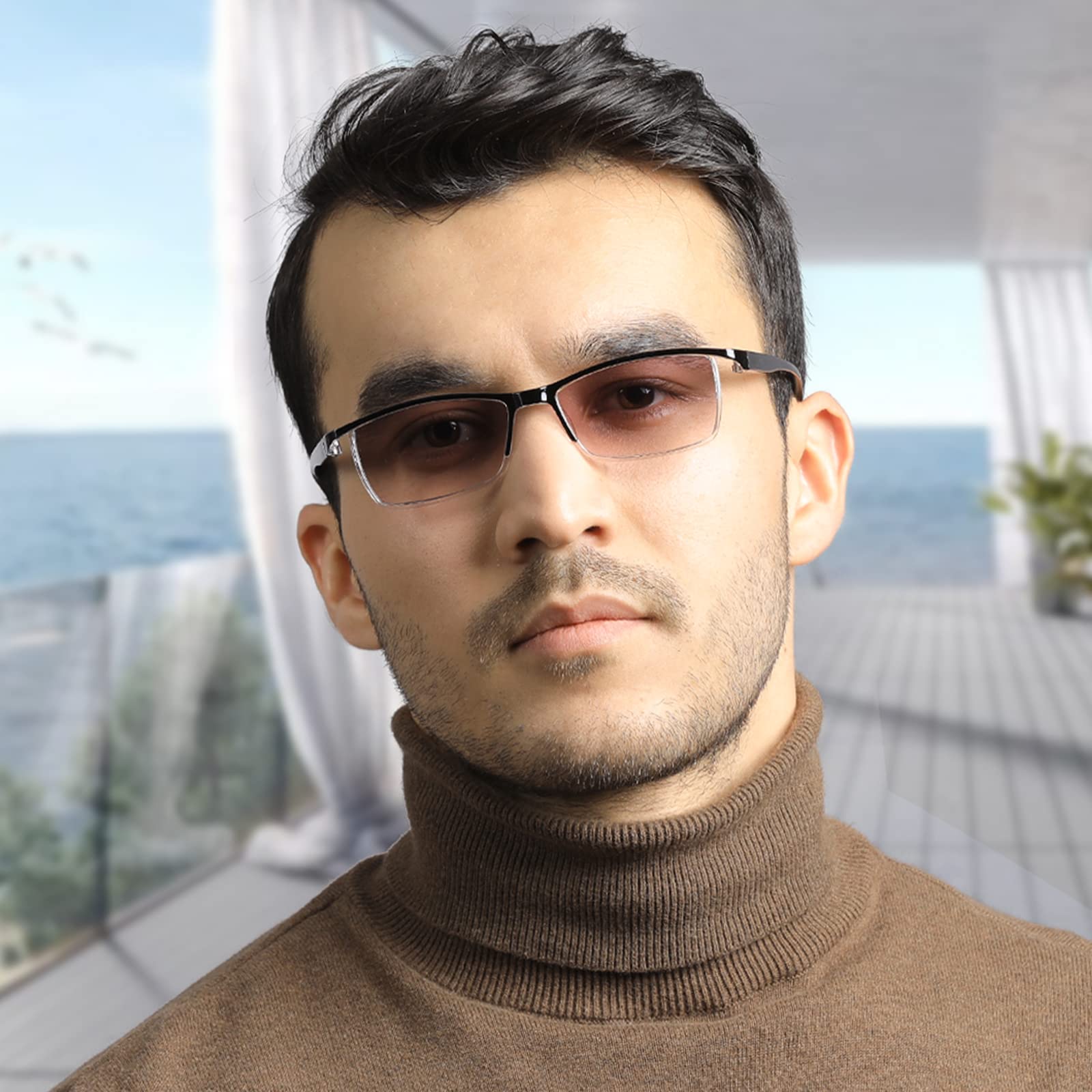 TERAISE Anti-Blue Light Reading Glasses for Men & Women - Computer Glasses with UV Protection for Office Work, Gaming & Screen Time