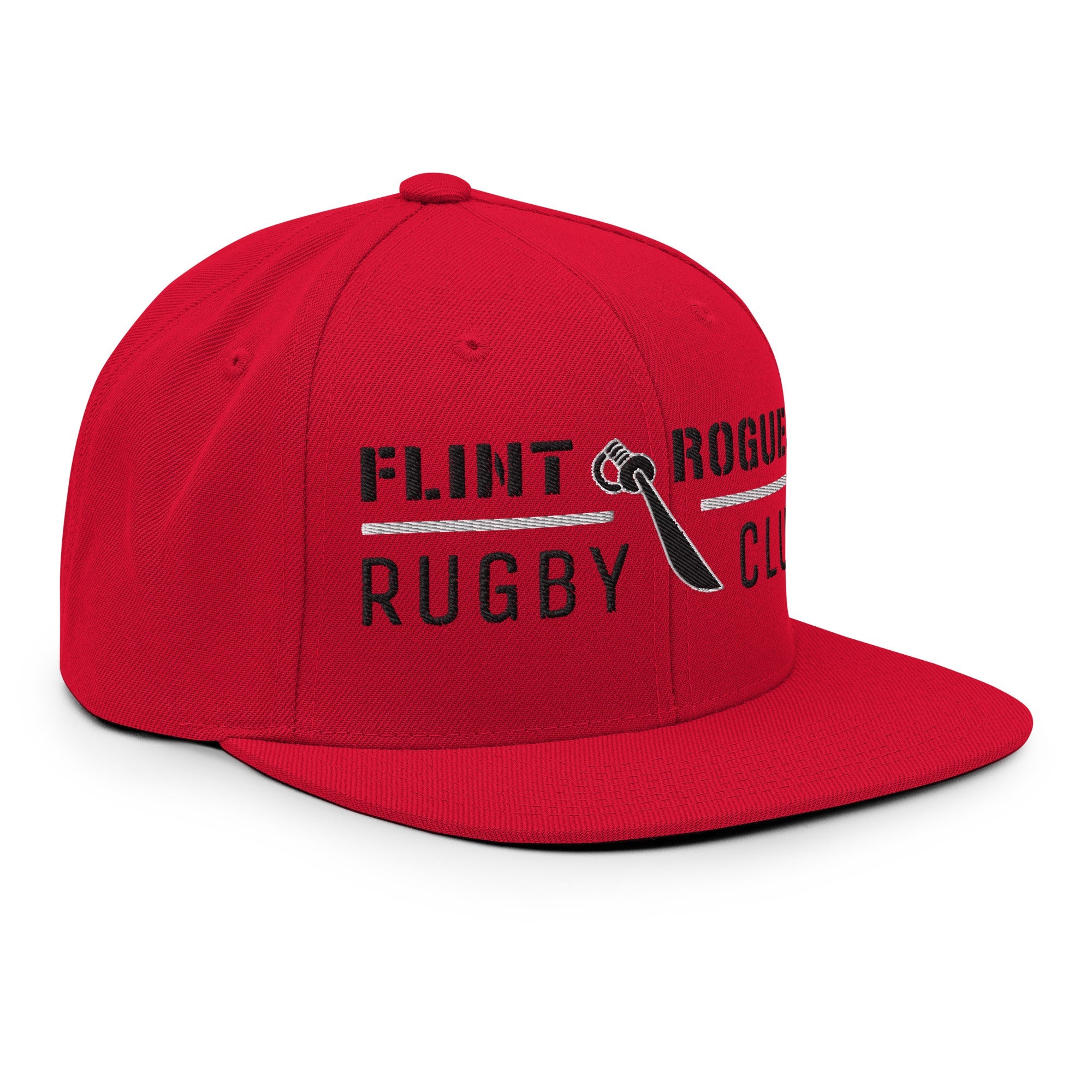 Flint Rogues RFC Classic Snapback Hat - Adjustable Unisex Baseball Cap for Men & Women - Perfect for Sports, Casual Wear & Outdoor Activities