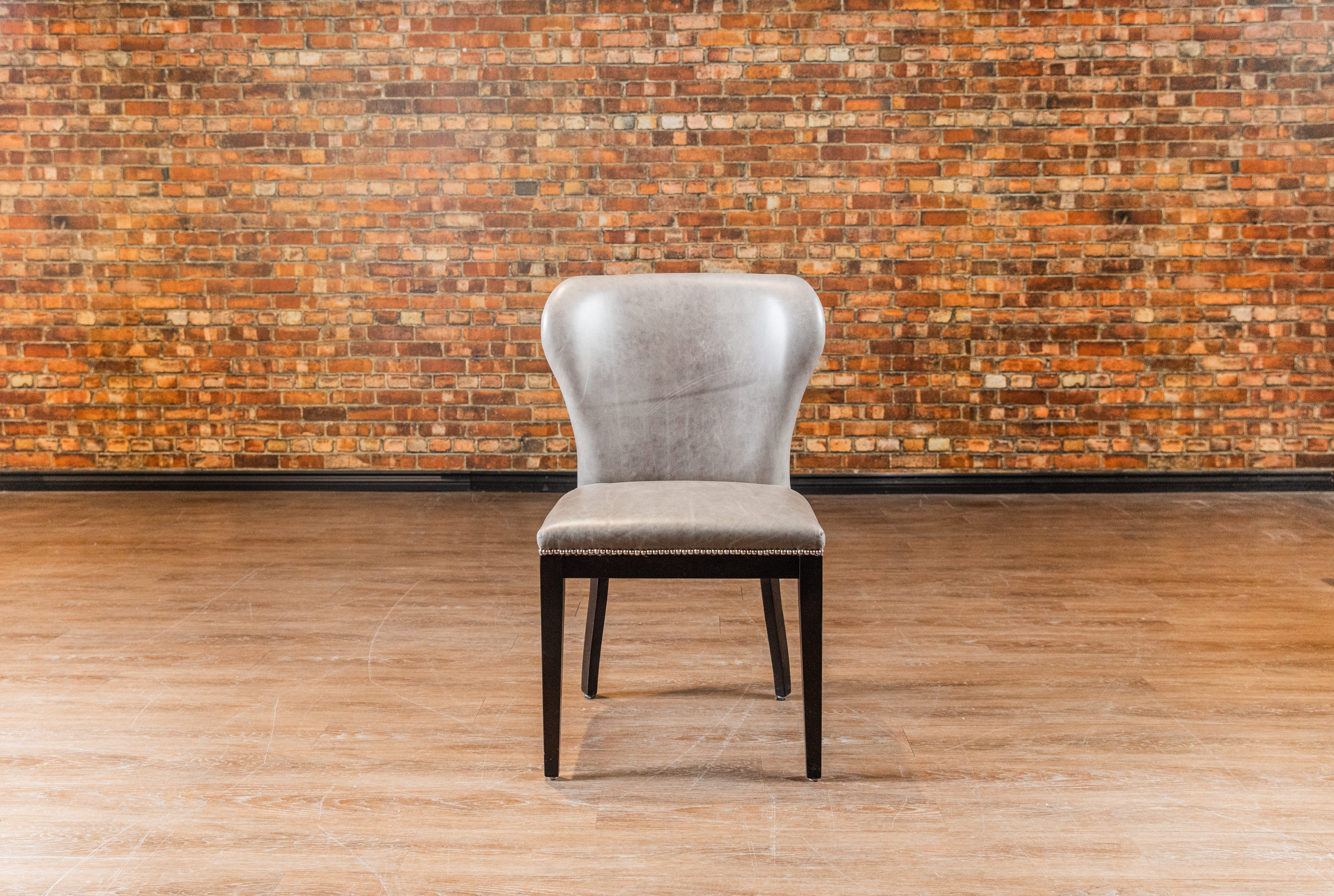 Violet Leather Dining Chair - Modern PU Leather Upholstered Seat for Kitchen, Dining Room & Office - Comfortable & Stylish Home Furniture
