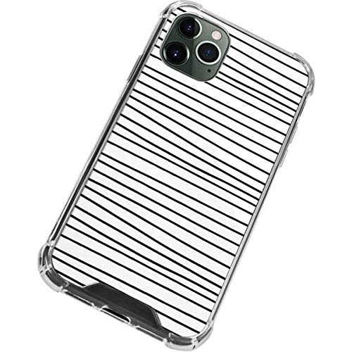 Skinit Clear Phone Case for iPhone 12 Pro Max - Freehand Stripes Design | Slim Protective Cover | Scratch Resistant | Perfect for Everyday Use & Travel