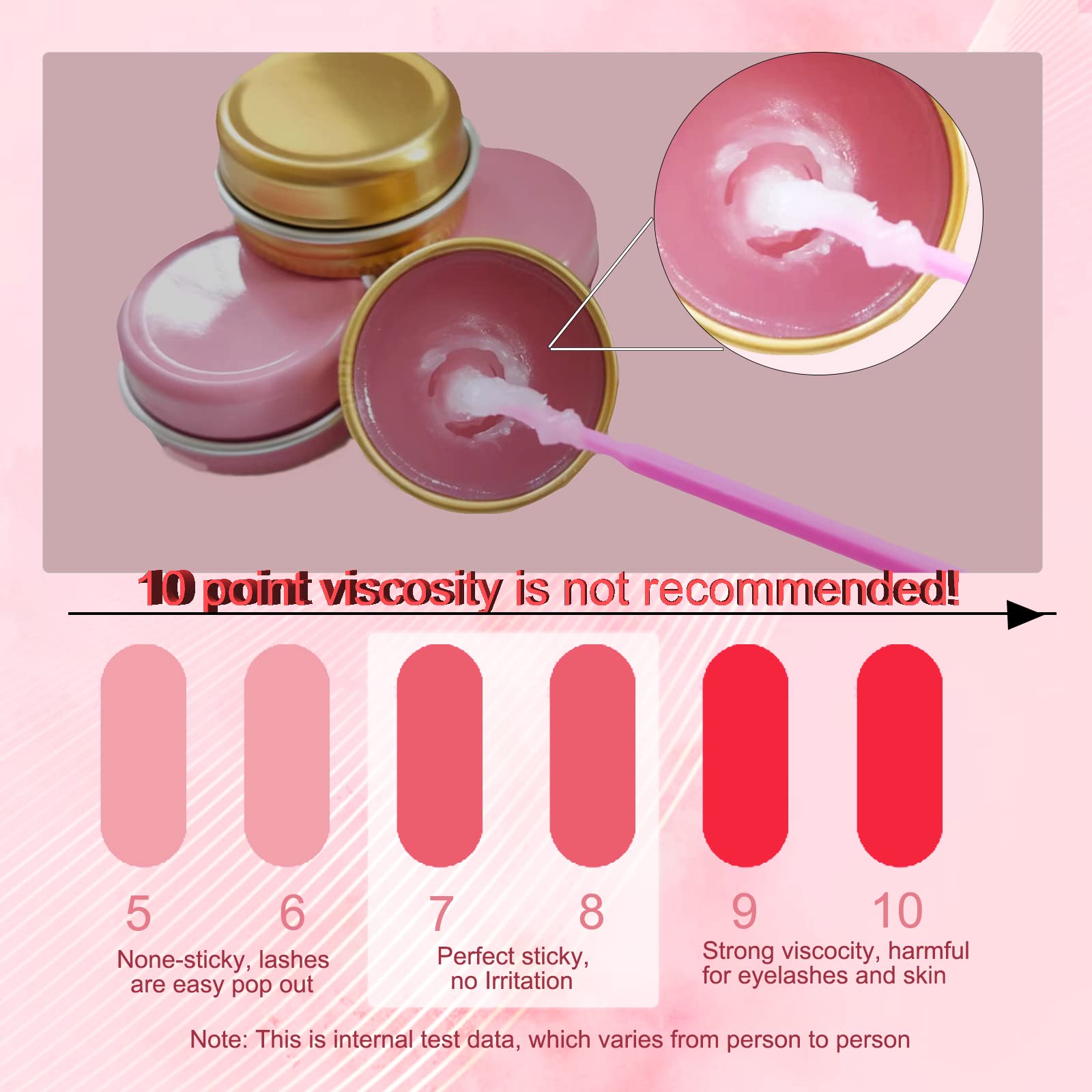 2024 Professional Lash Lift Glue Balm - 2 in 1 Eyelash Lift & Brow Lamination Adhesive, Semi-Permanent Curling Perming Solution for Salon Use (Pink, 0.35oz) - Perfect for Lash Extensions, Volume Lashes & Natural Lash Enhancement