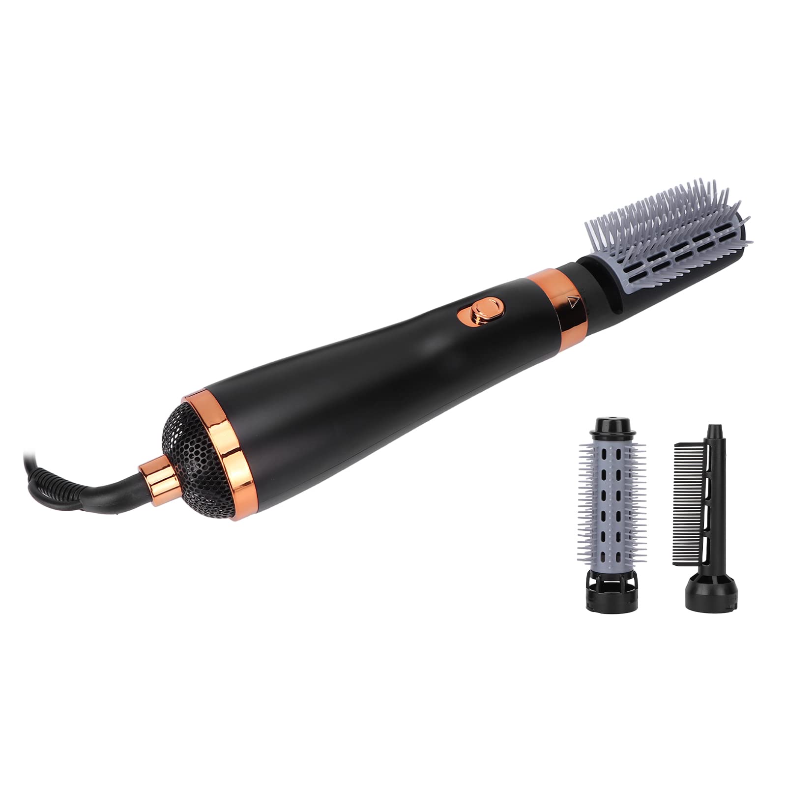 1000W Hot Air Brush Hair Dryer - Anti Scalding, Anti Static, Multi Functional Styling Tool for Curling & Straightening (110-240V) - Perfect for Home Salon & Travel Hair Care