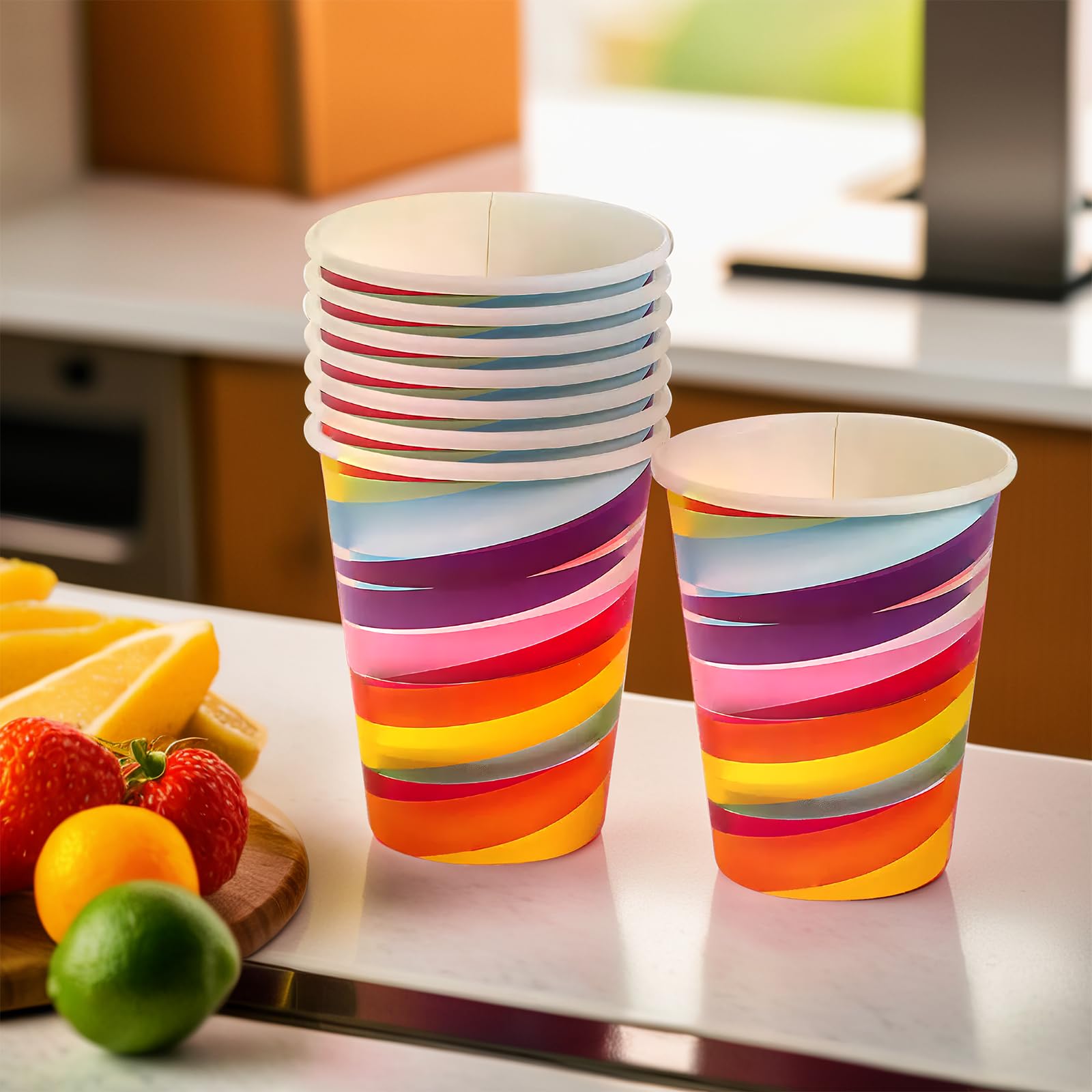 BACKYARD ADVENTURE CUPS - 16-Piece Outdoor Party Supplies Set for Picnics, Camping & BBQs - Durable Plastic Drinkware for Kids & Adults