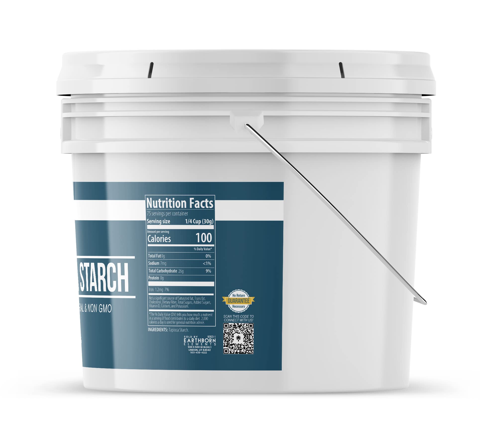 Earthborn Elements Brown Rice Flour, White Rice Flour & Tapioca Starch Bundle - 1 Gallon Bulk Pack | Gluten-Free Baking Ingredients for Thickening Sauces, Making Bread, Cookies & Pastries | Perfect for Keto, Paleo & Vegan Recipes
