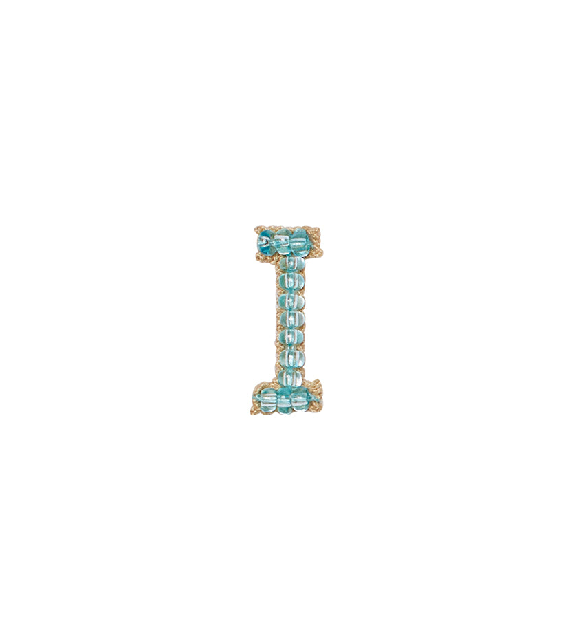 Personalized Small Beaded Letter Necklace - Custom Initial Pendant Jewelry for Women | Perfect Gift for Birthday, Anniversary & Valentine's Day | Everyday Wear & Special Occasions