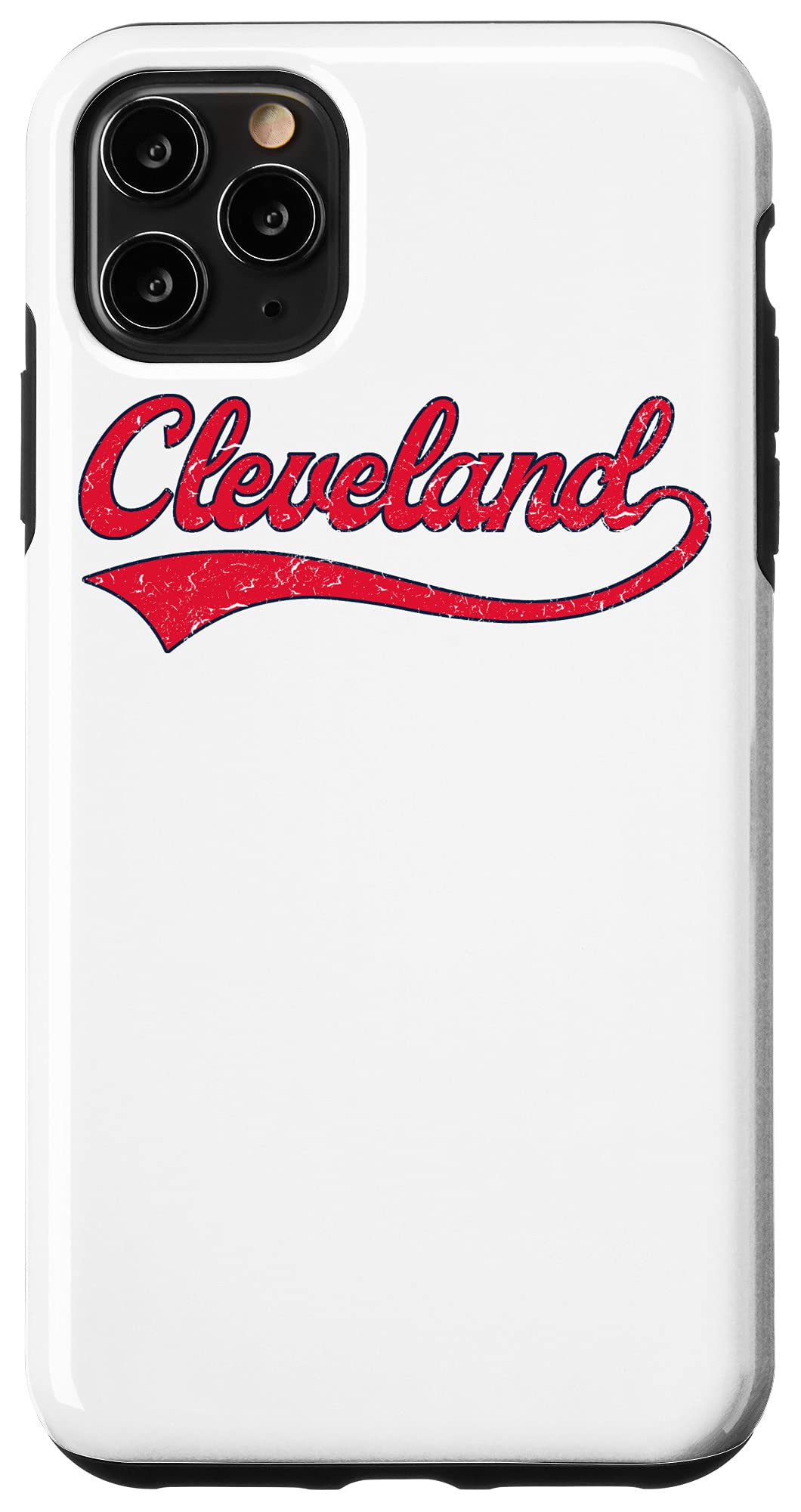 iPhone 11 Pro Max Case - Cleveland Ohio Baseball Sports Fan Design | Durable Protective Cover for College & University Students | Perfect for Game Days & Campus Life