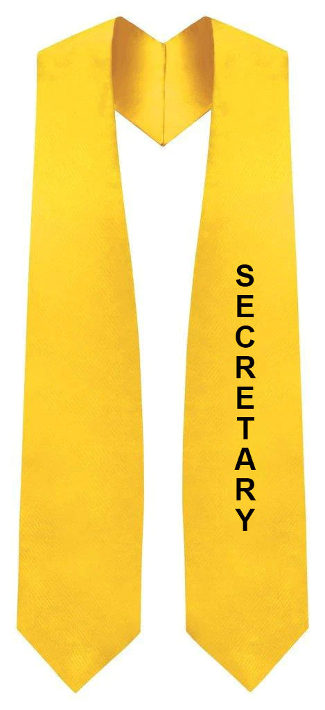 Professional Secretary Class Officer Stole - Elegant Scarf for Women - Perfect for Office, Church, and Formal Events