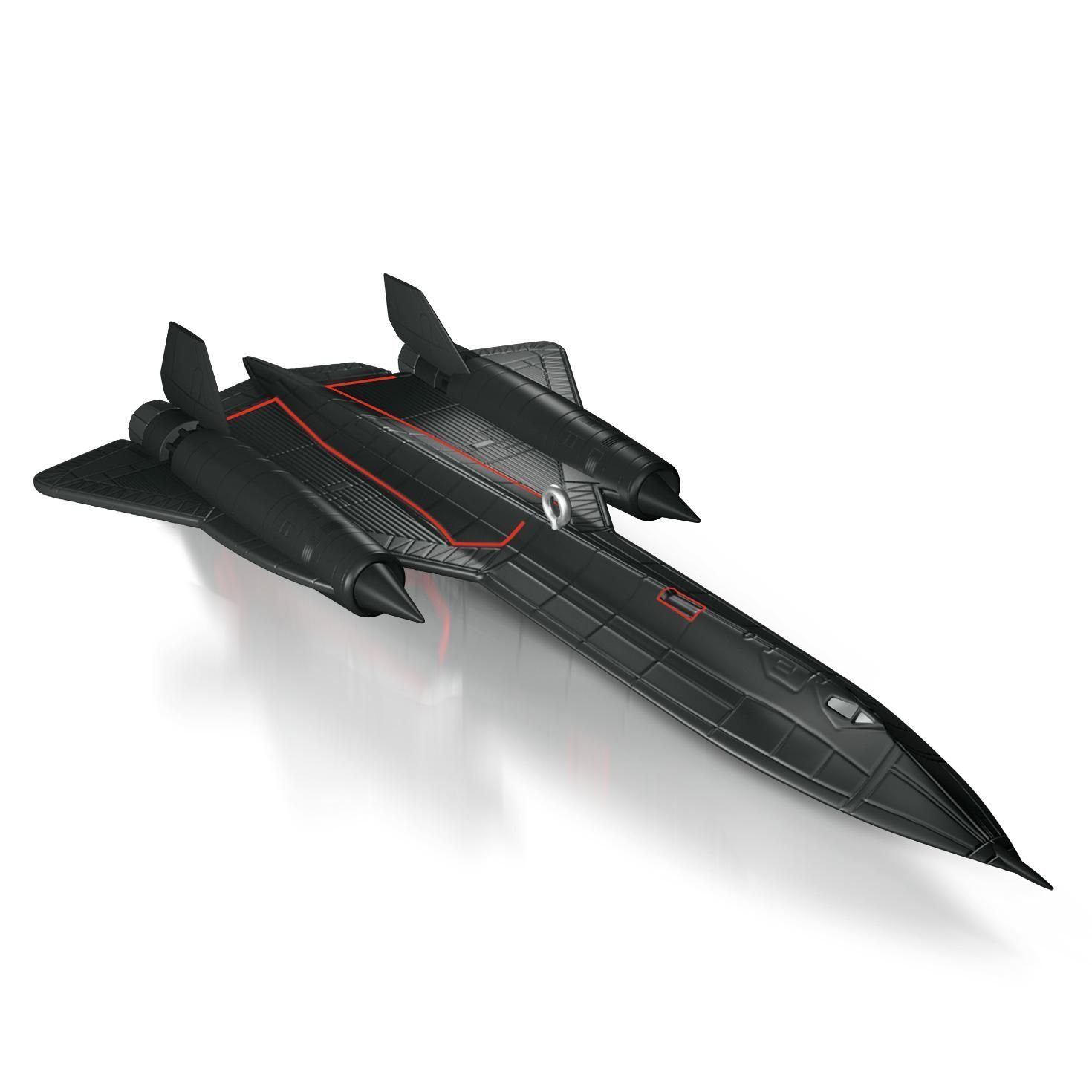 Hallmark 2014 Lockheed SR-71 Blackbird Aircraft Christmas Ornament - Perfect for Tree Decor, Aviation Enthusiast Gifts & Holiday Collectibles