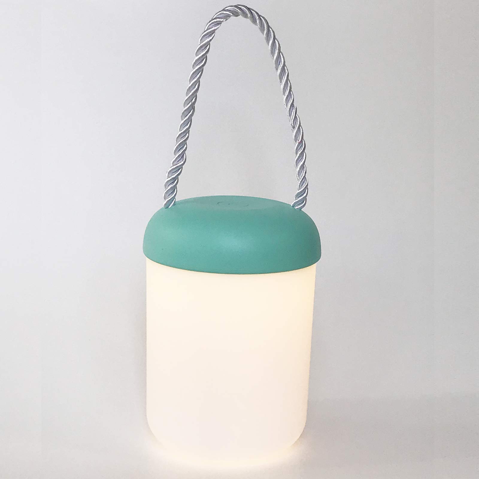 Portable Rechargeable Night Light for Kids - Stepless Dimmable 360° LED Bedside Lamp with 3000K Warm Eye-Caring Light | Perfect for Bedroom, Nursery, Living Room, Camping & Travel | Blue