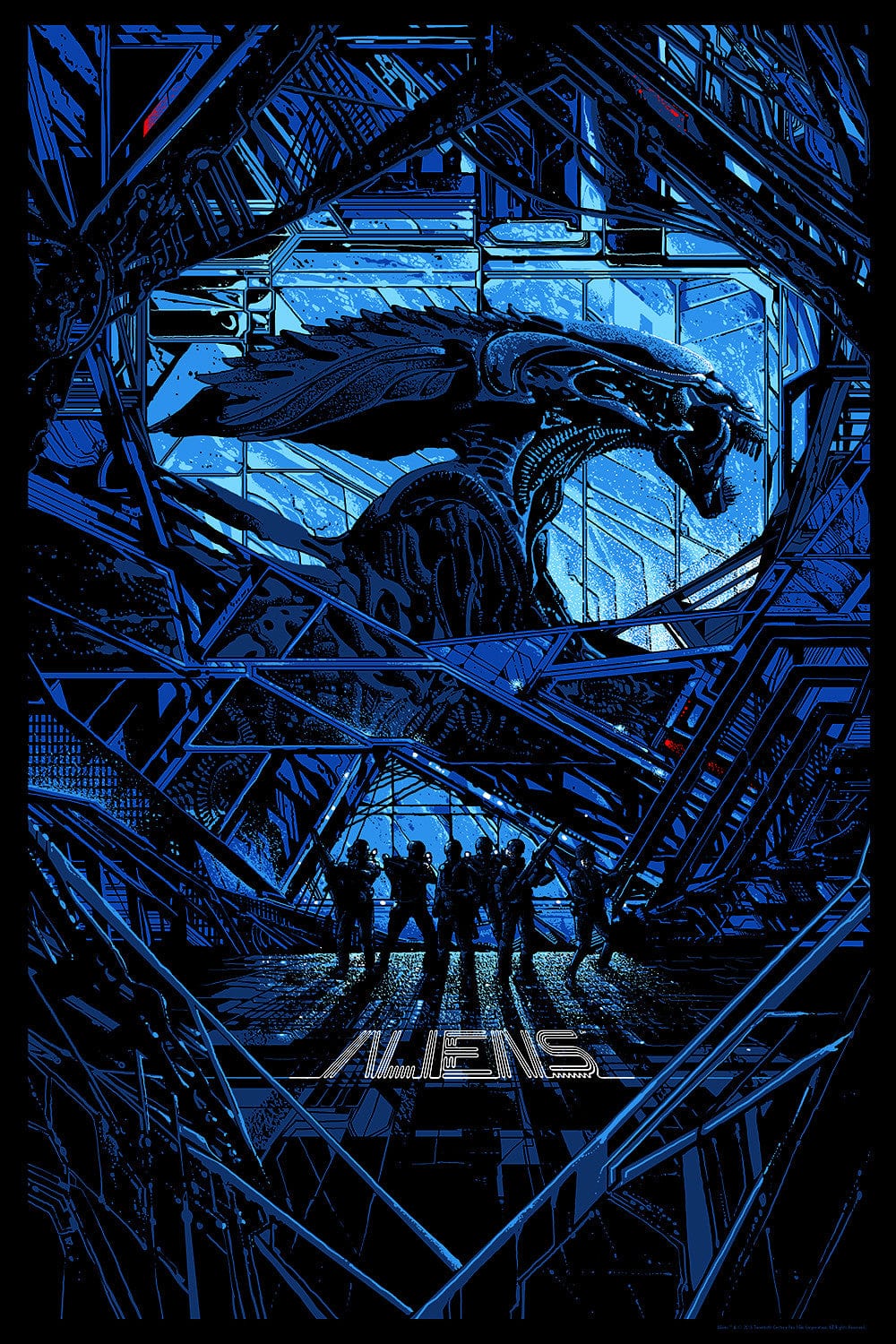 Alien Movie Poster - High Quality Sci-Fi Wall Art Decor for Home, Office & Gifts - Perfect for Movie Fans & Collectors