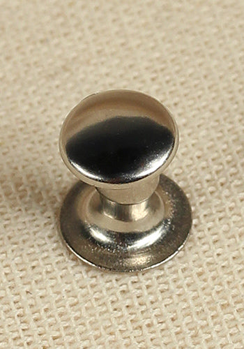 6.8x7.8mm Hollow Iron Nickel Rivets - Heavy Duty Fasteners for Leather Craft, Metal Fabrication & DIY Projects