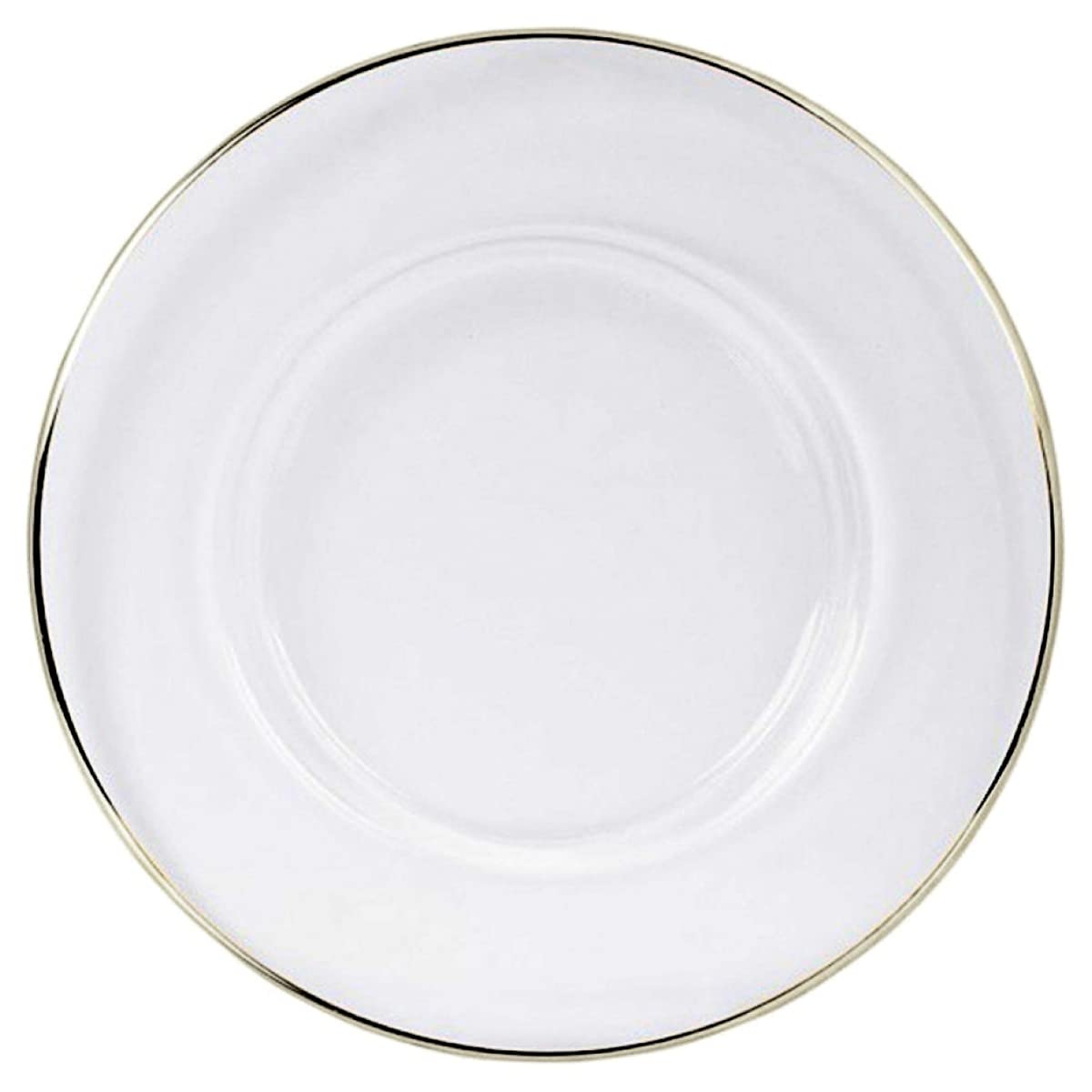 12-Piece Silver Red Pomegranate GILT 13-Inch Charger Plate Set - Elegant Dinnerware for Holiday Parties, Weddings & Formal Dining