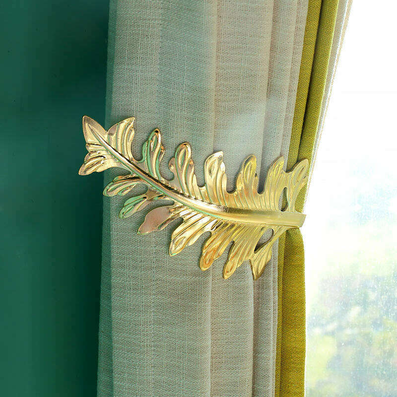 Pearl Simon Wall Mounted Metal Hooks for Curtains - Heavy Duty Decorative Hooks for Drapes, Blinds & Home Organization (Set of 6) - Perfect for Living Room, Bedroom & Window Treatments