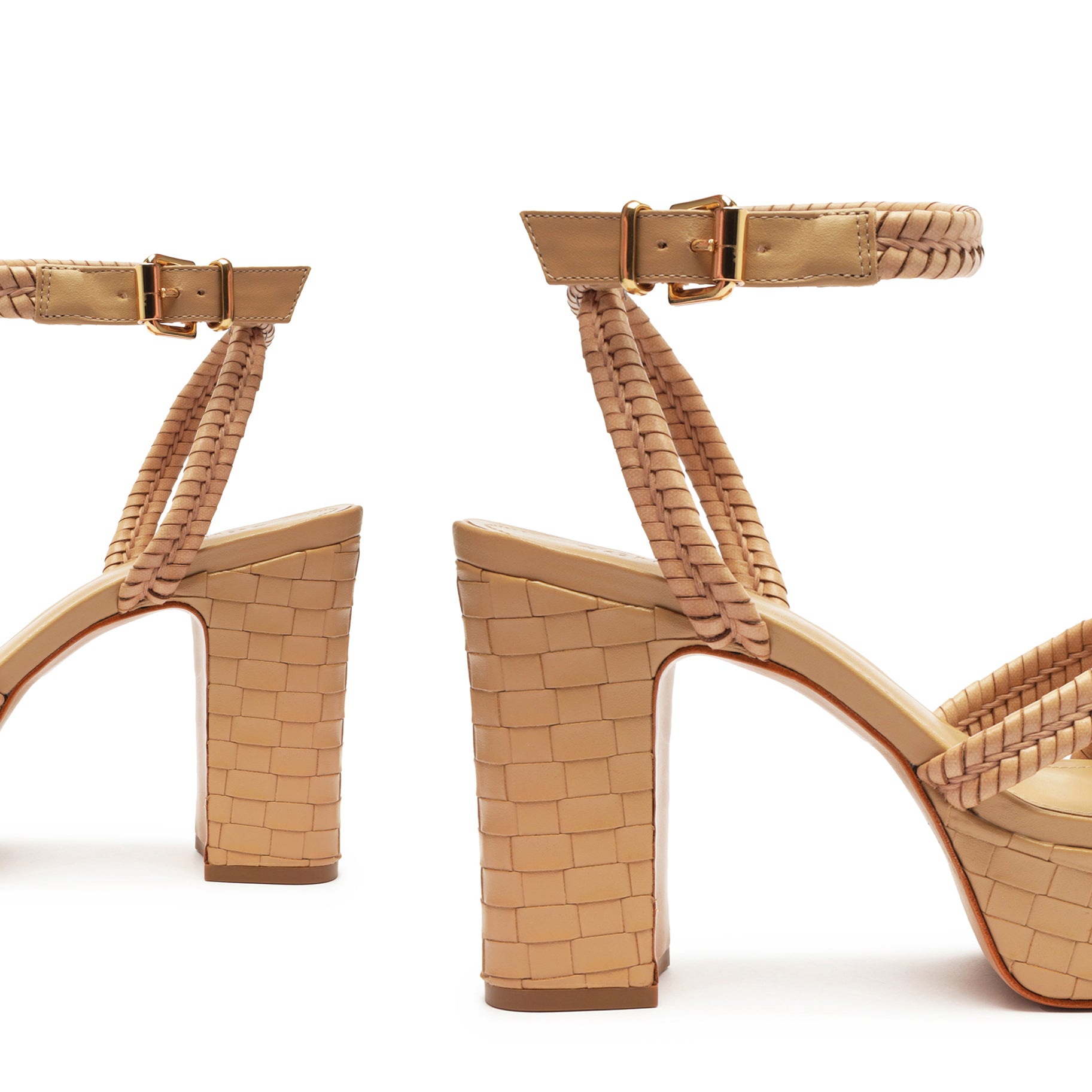 Kareena Woven Platform Sandals for Women - Comfortable Summer Beach Shoes with Arch Support | Perfect for Vacation, Poolside, and Casual Outings