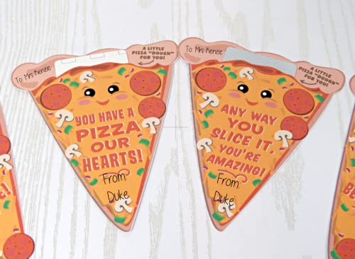 Personalized Pizza Gift Card Holder - Unique Money Holder for Greeting Cards - Perfect Teacher Appreciation Gift & Bus Driver Thank You Present - Ideal for Birthdays, Holidays & Special Occasions