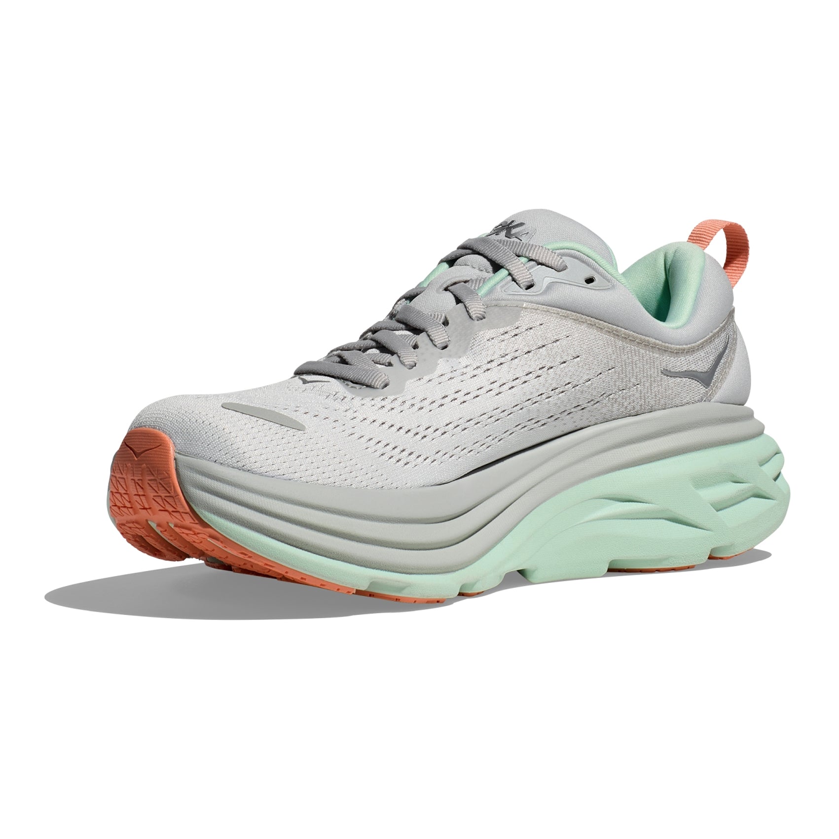 HOKA Bondi 8 Wide Women's Running Shoes - Lightweight Cushioned Sneakers for Walking, Jogging & Everyday Comfort