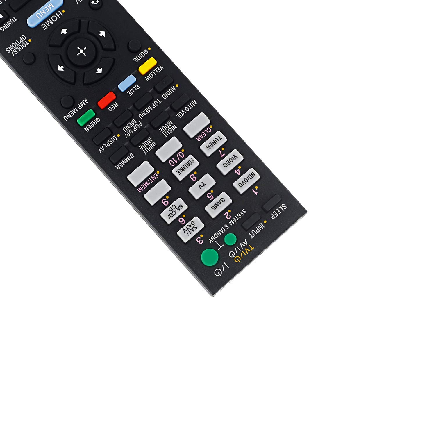 Original Remote Control Replacement for Sony STR-DH520, RM-AAU104, RM-AAU116, HT-DDW3500, STR-K3500SW, STR-KM3500, STR-KS380, STR-KS470 - Compatible with Home Theater & AV Receiver Systems - Perfect for Movie Nights & Music Listening