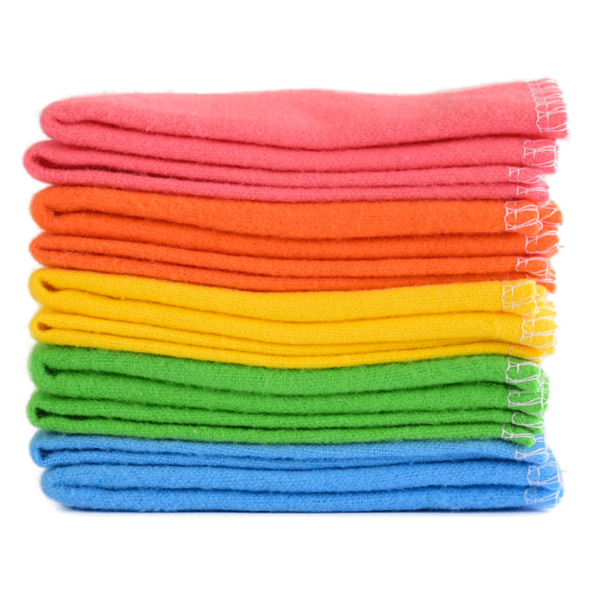 Eco-Friendly Reusable Cloth Wipes - Soft Washable & Sustainable Cleaning Cloths for Baby, Face, Makeup Removal & Household Cleaning (Pack of 10) | Perfect for Diaper Changes, Skincare Routine & Green Living