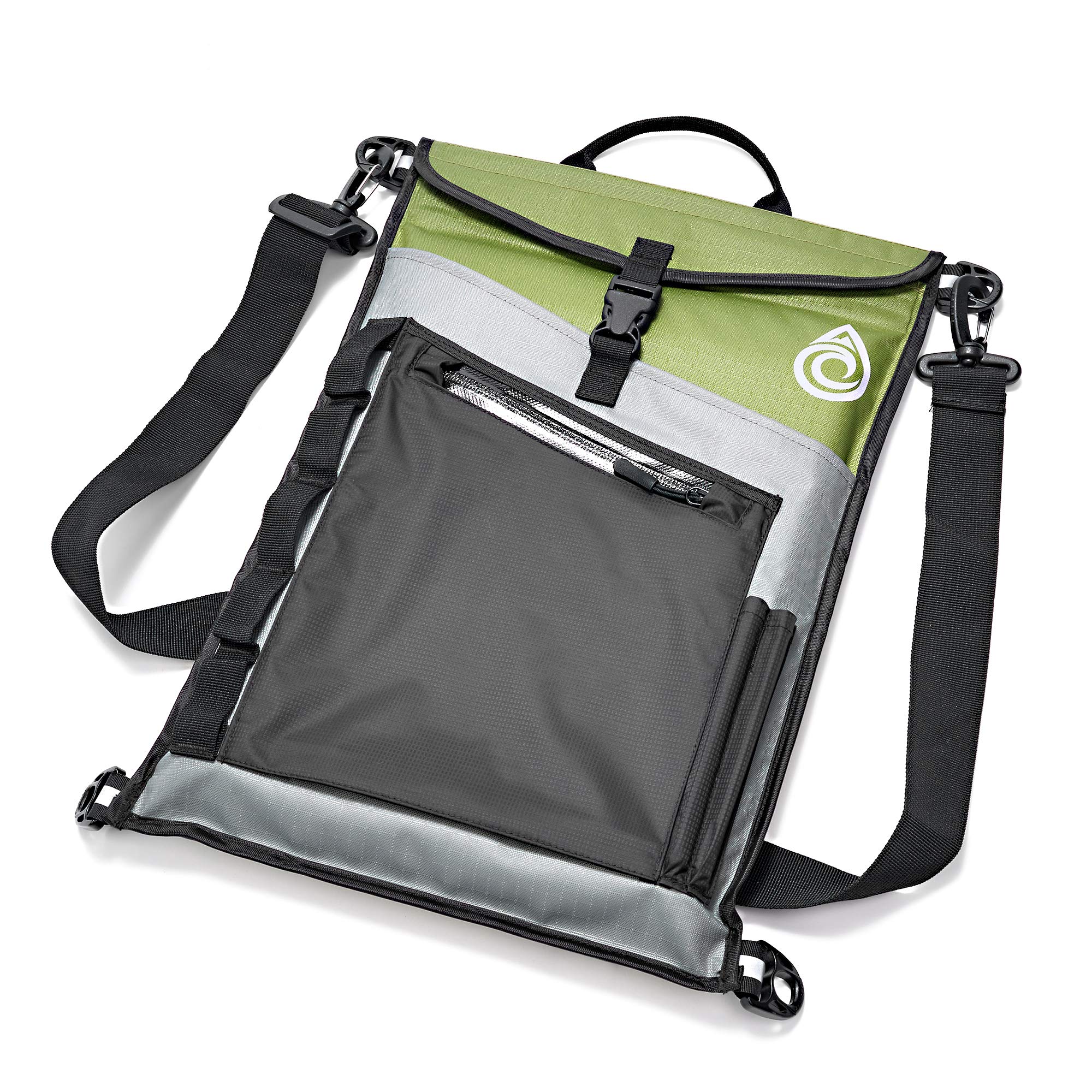 AquaQuest Typhoon 100% Waterproof Laptop Messenger Bag - Durable Lightweight Padded Sleeve for 13