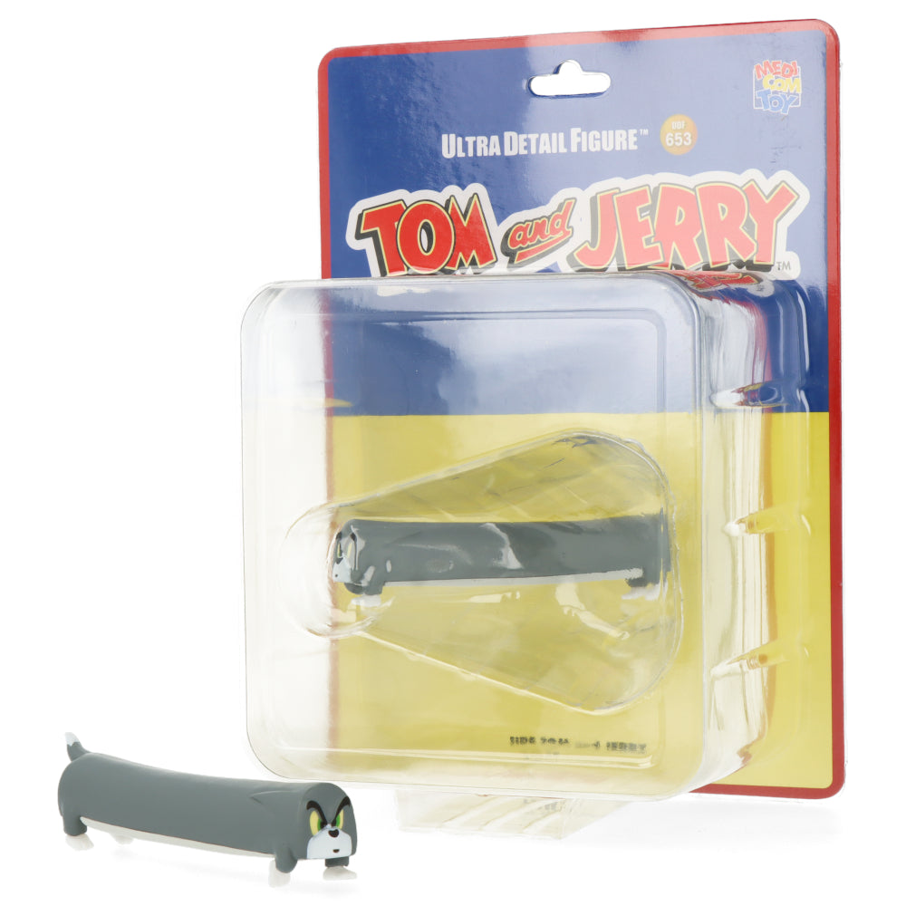 Tom & Jerry Figurine - UDF Tom with Narrow Pipe - Collectible Cartoon Character Statue - Perfect for Home Decor, Office Display, and Gift for Fans