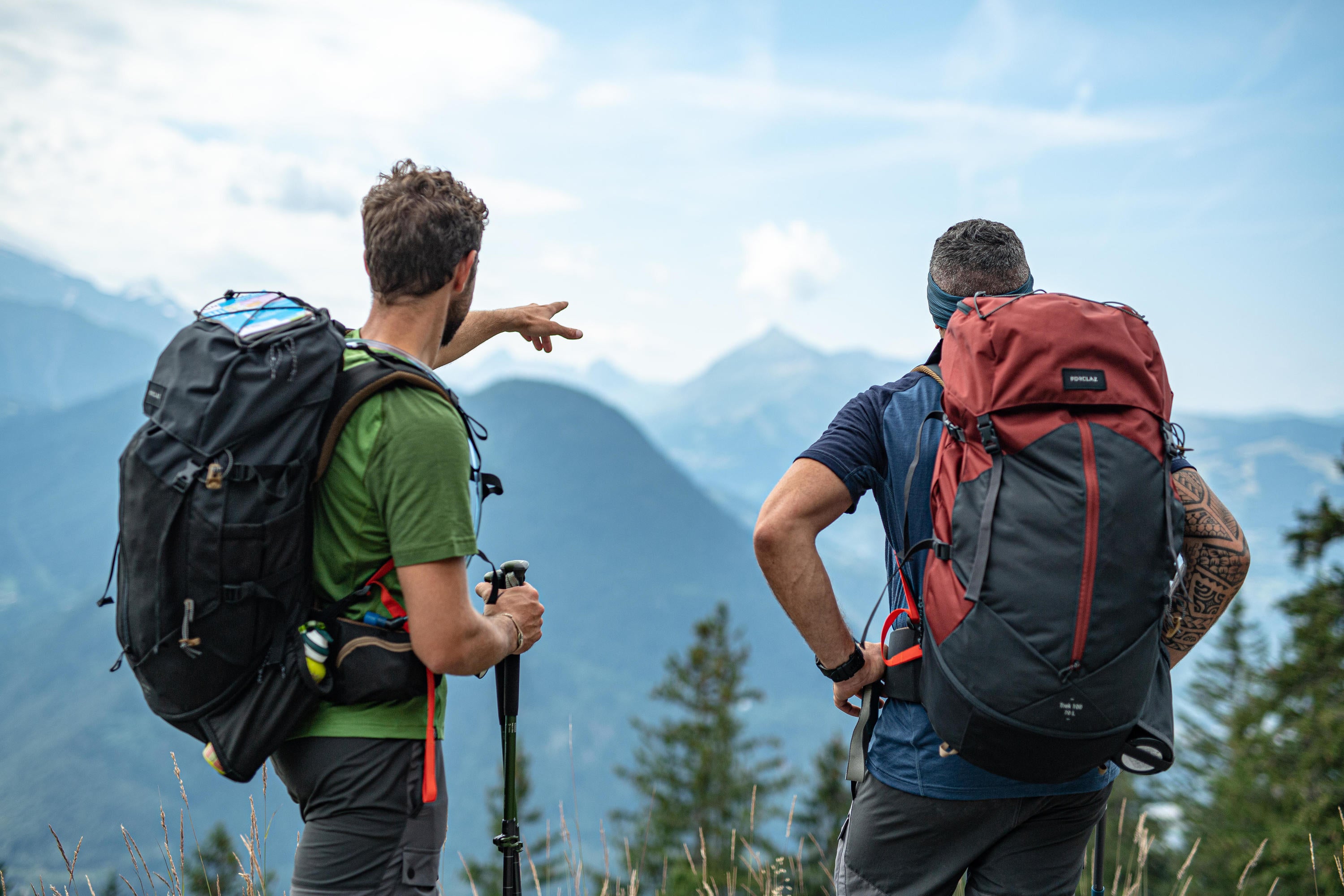 Simond MT100 Easyfit 70L Men's Hiking Backpack - Lightweight Trekking & Camping Gear for Outdoor Adventures