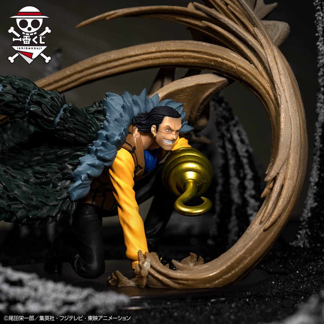 BANDAI Ichibansho One Piece Crocodile Duel Memories Spirits Collectible Figure - Anime Action Figure for Display, Gift & Home Decoration