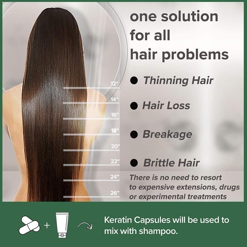 Bubbly Green Bubble Hair Growth Kit - Shampoo & Hair Oils for Stronger, Healthier Hair (6-Pack) | Promotes Thicker Hair Growth, Reduces Breakage - Perfect for Daily Hair Care Routine & Scalp Treatment