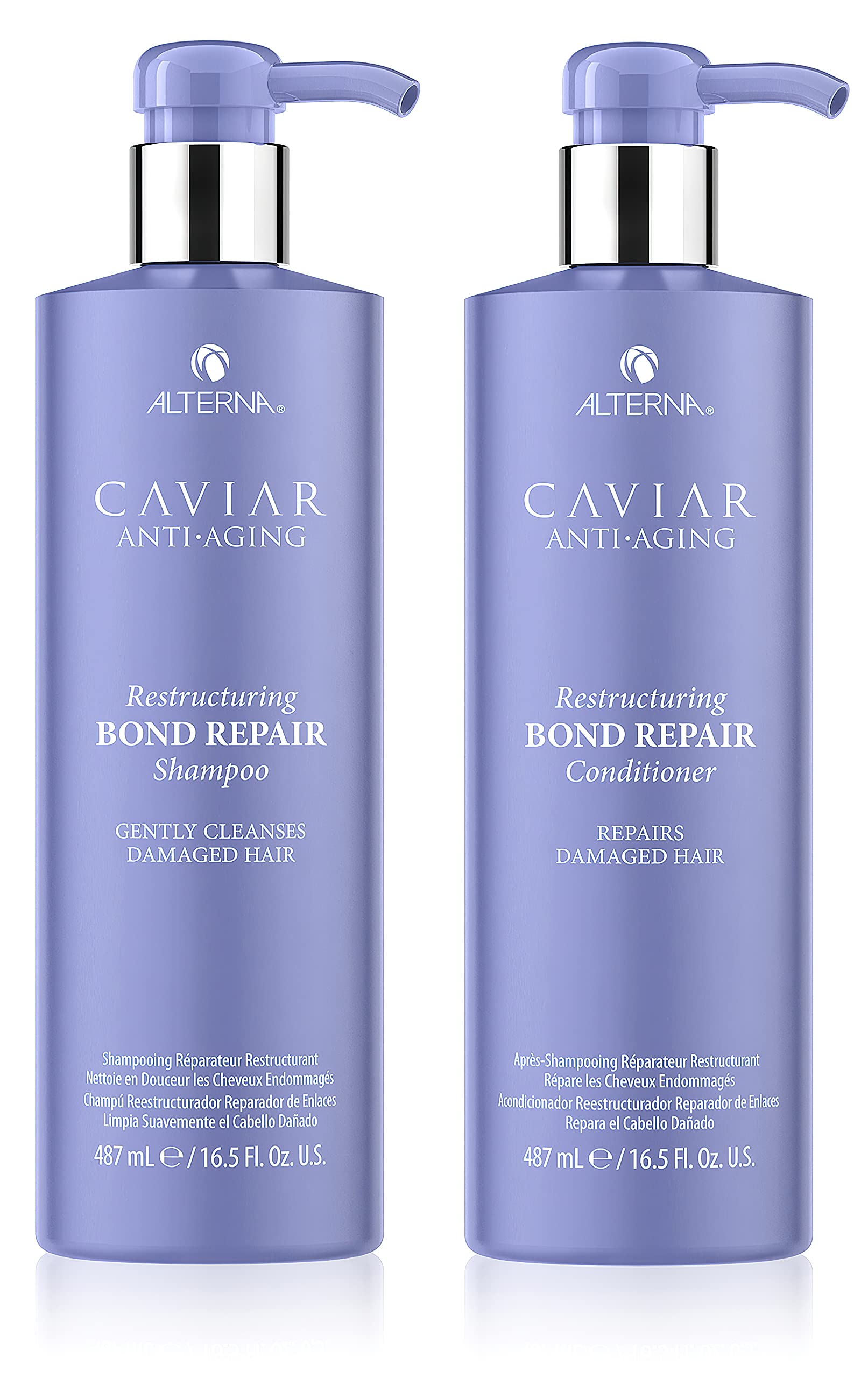 Alterna Caviar Anti-Aging Shampoo & Conditioner Set for Color-Treated Hair - Luxury Hair Care Duo for Shine & Volume - Perfect for Daily Use & Salon-Quality Results at Home