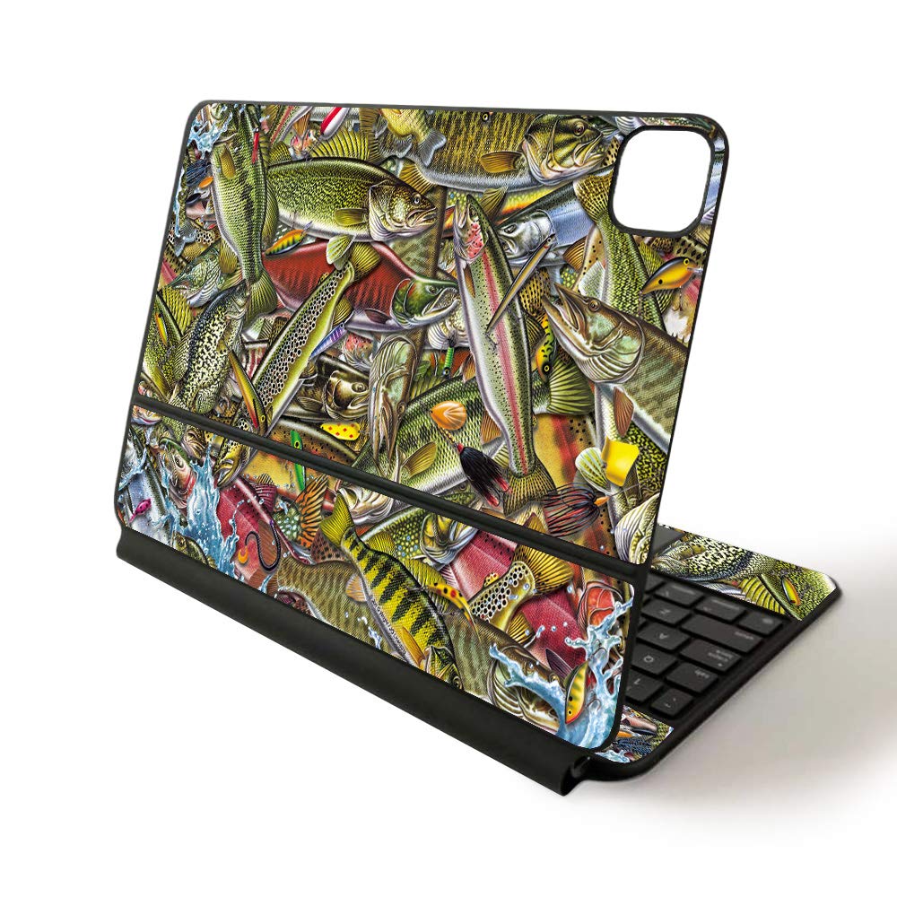 MightySkins Vinyl Skin Cover for Apple Magic Keyboard iPad Pro 11-inch (2020) - Sushi Design | Protective, Durable, Custom Decal Wrap | Perfect for Work, Travel & Personalization