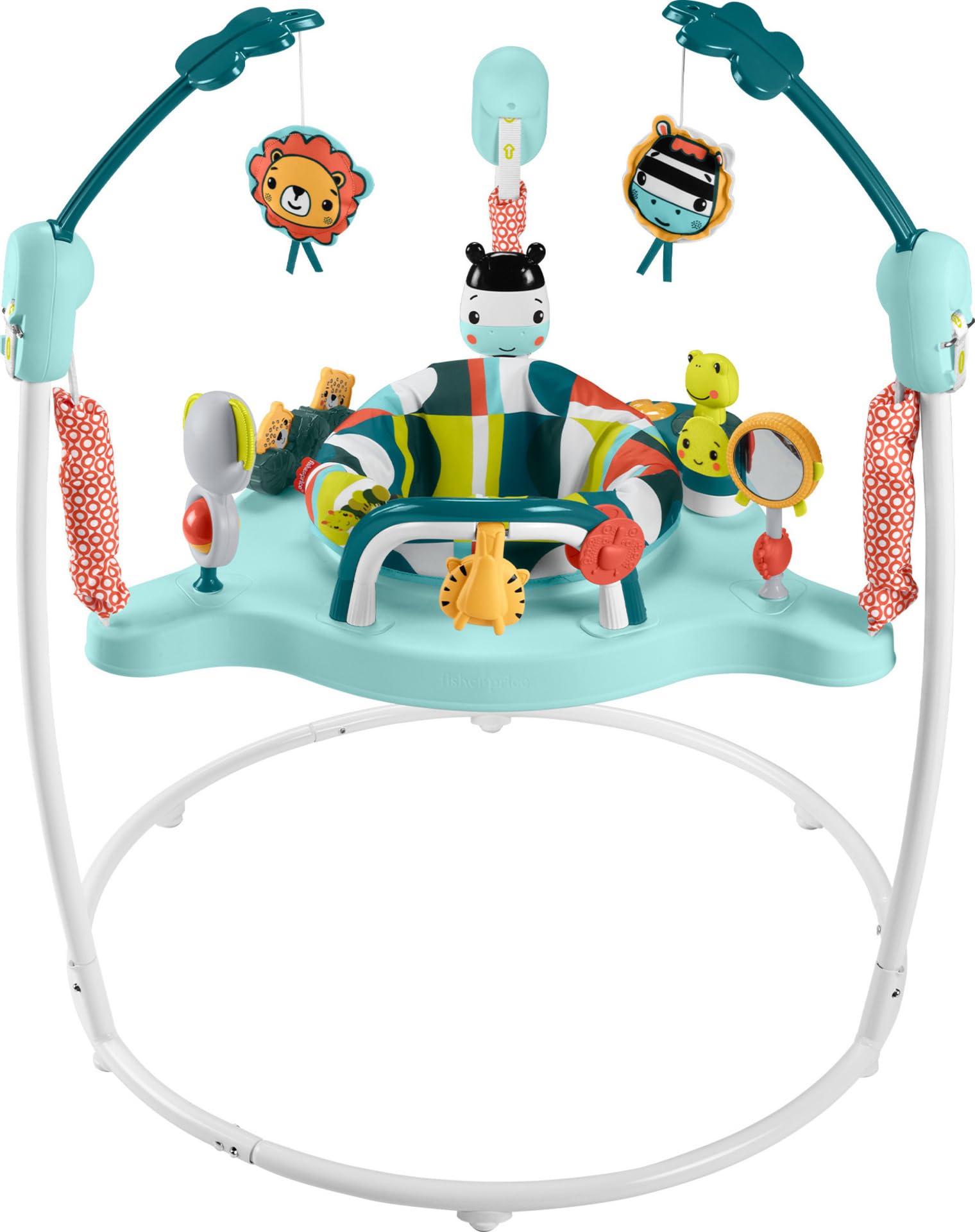 Fisher-Price Baby Bouncer Jumperoo Activity Center with Music, Lights, Sounds & Developmental Toys - Interactive Play Gym for Infants & Toddlers - Perfect for Playtime, Learning & Motor Skills Development