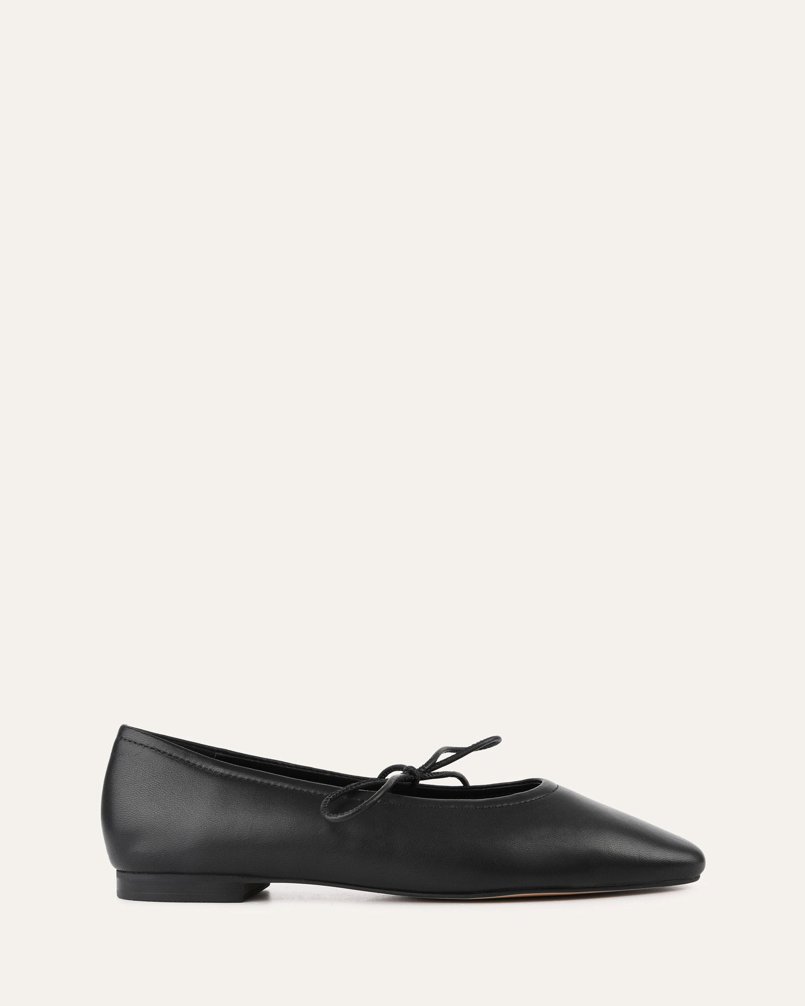 Black Leather Petal Casual Flats for Women - Comfortable & Stylish Slip-On Shoes for Work, Travel & Everyday Wear