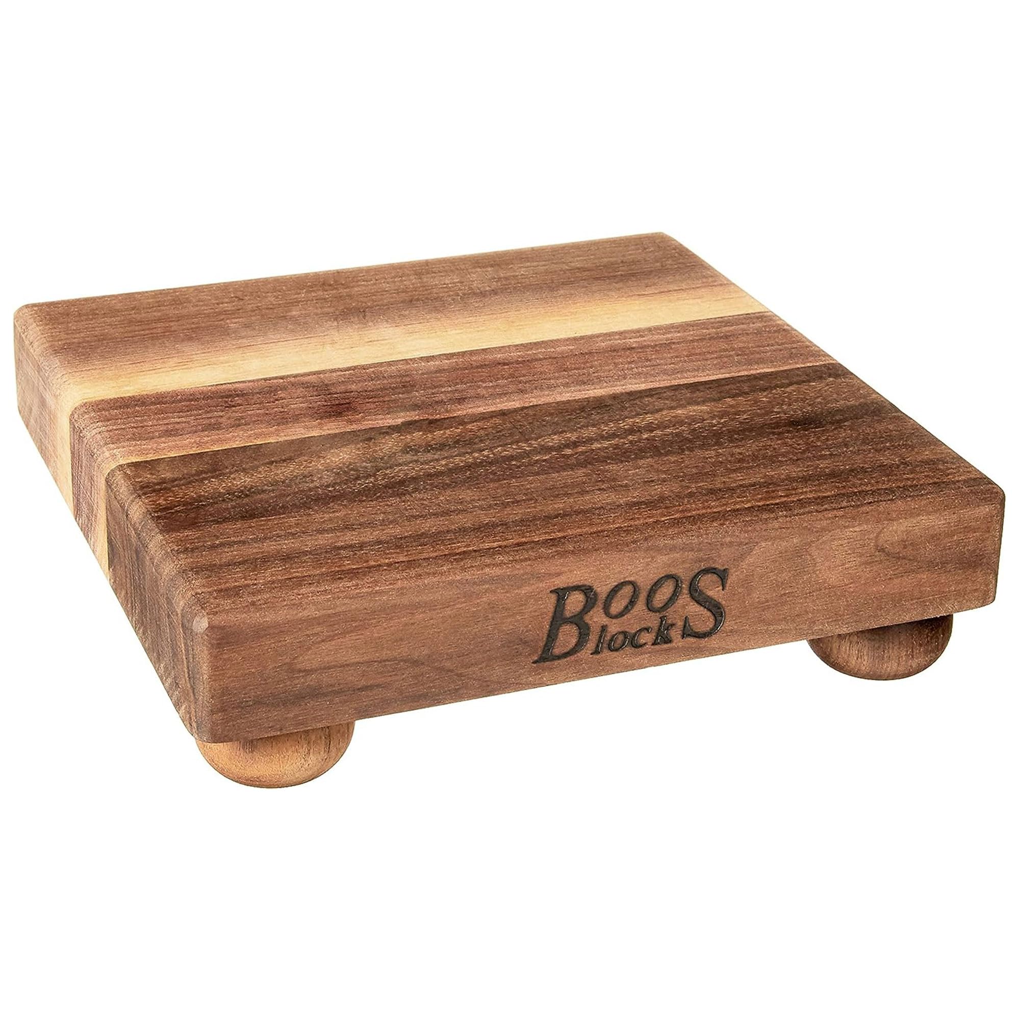 John Boos B Series Walnut Wood Cutting Board with Feet - 9