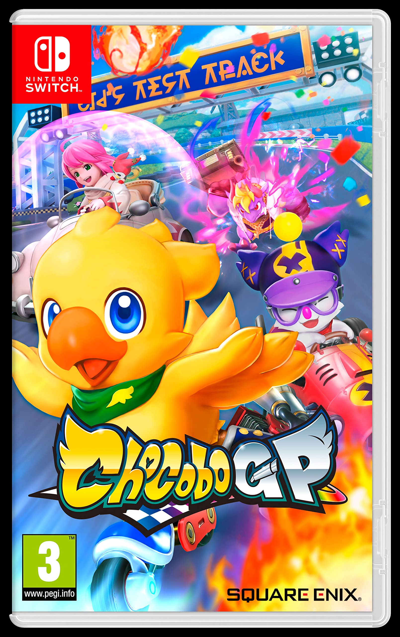 Nintendo Chocobo GP Standard Edition - Multi-Language Support for Nintendo Switch - Fun Racing Game for Family & Friends Game Nights