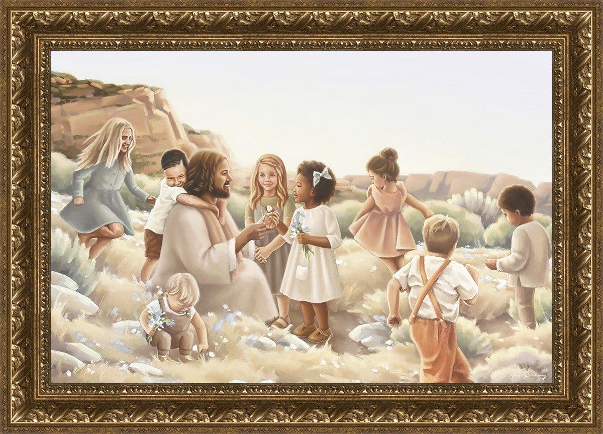 For Such is The Kingdom - Inspirational Christian Home Decor for Wall Art, Gifts & Church Decorations | Perfect for Living Room, Bedroom & Sunday School