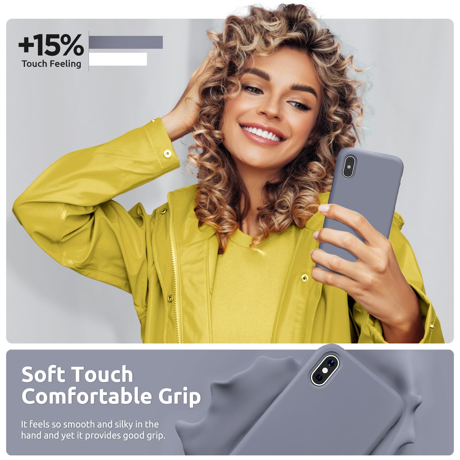 Premium Liquid Silicone Case for iPhone X & iPhone XS (5.8