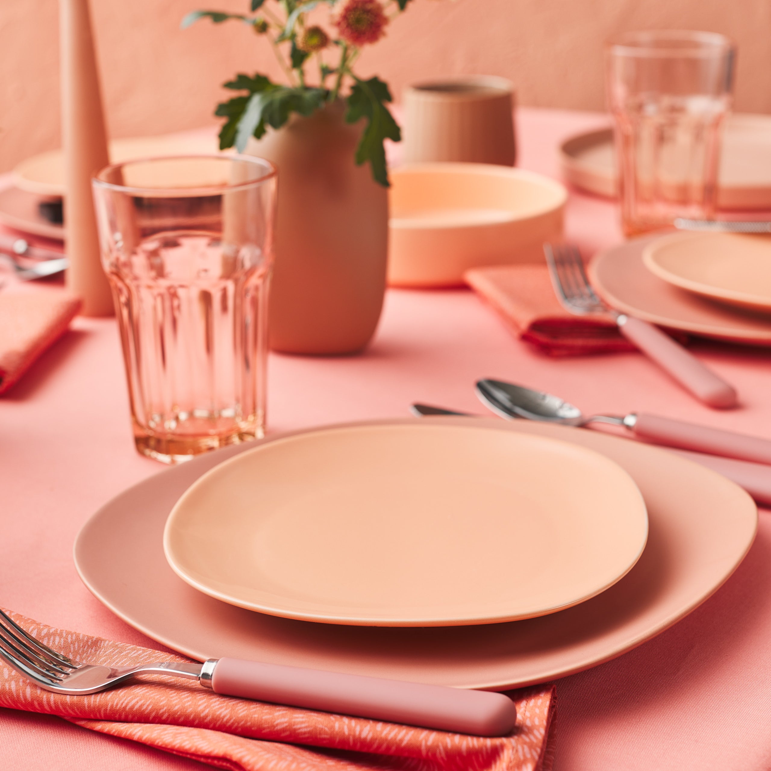Delilah Porcelain Salad Plate Set of 6 - Elegant Dinnerware for Fine Dining, Parties & Home Decor | Dishwasher Safe & Chip Resistant